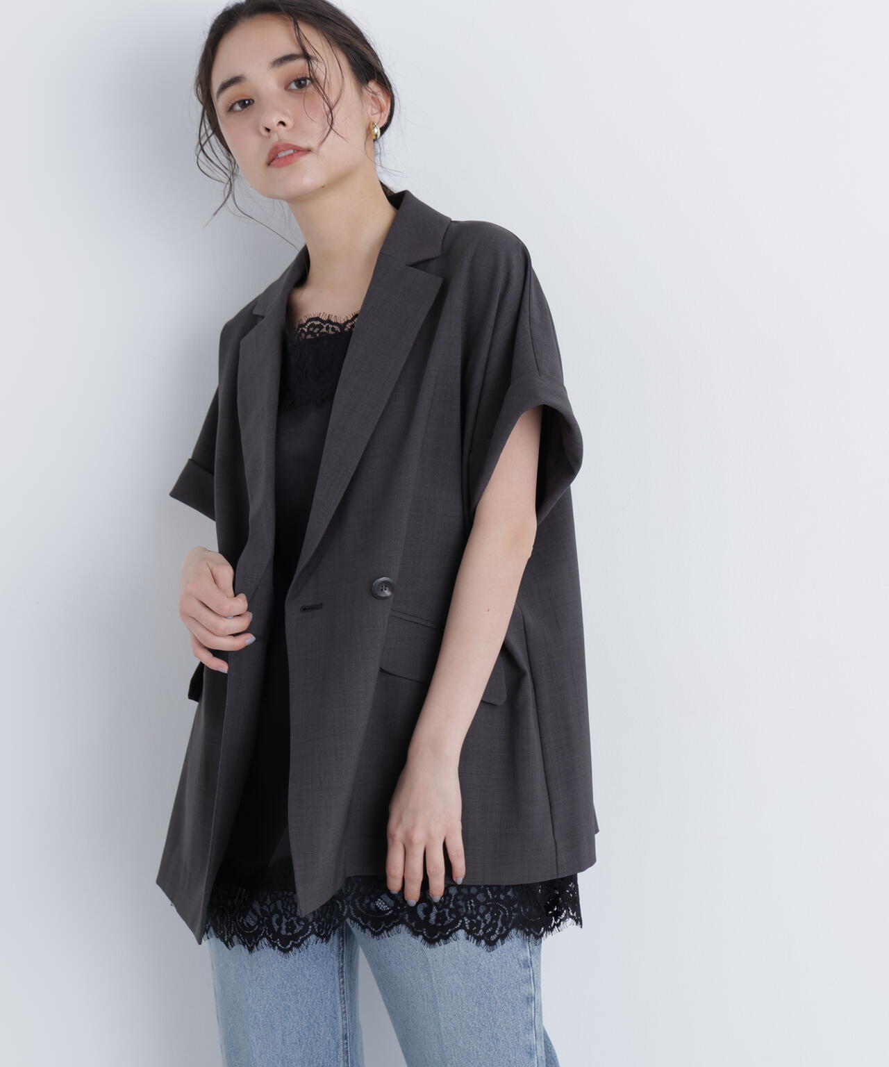 162cm 着用サイズ:FR