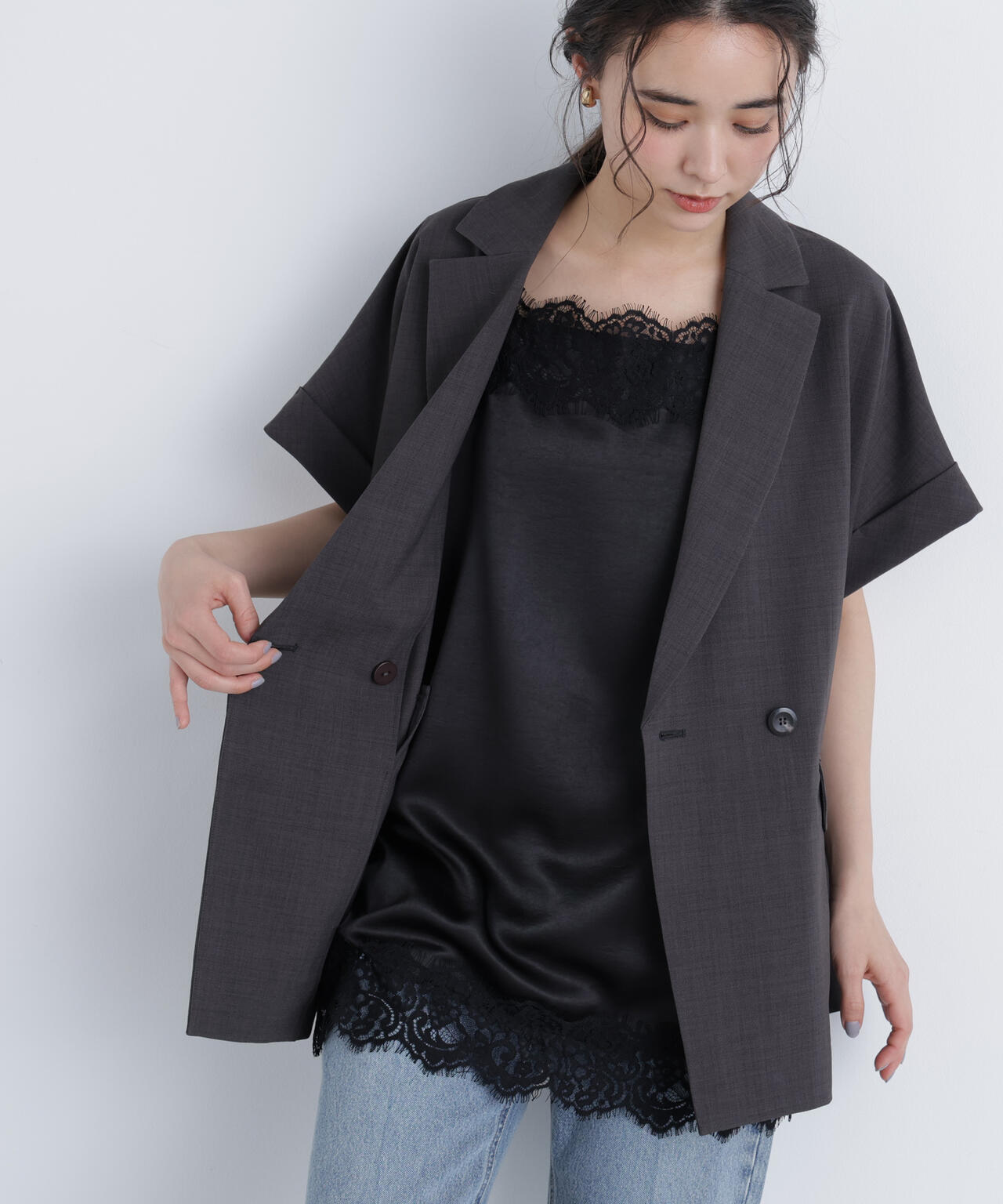 162cm 着用サイズ:FR
