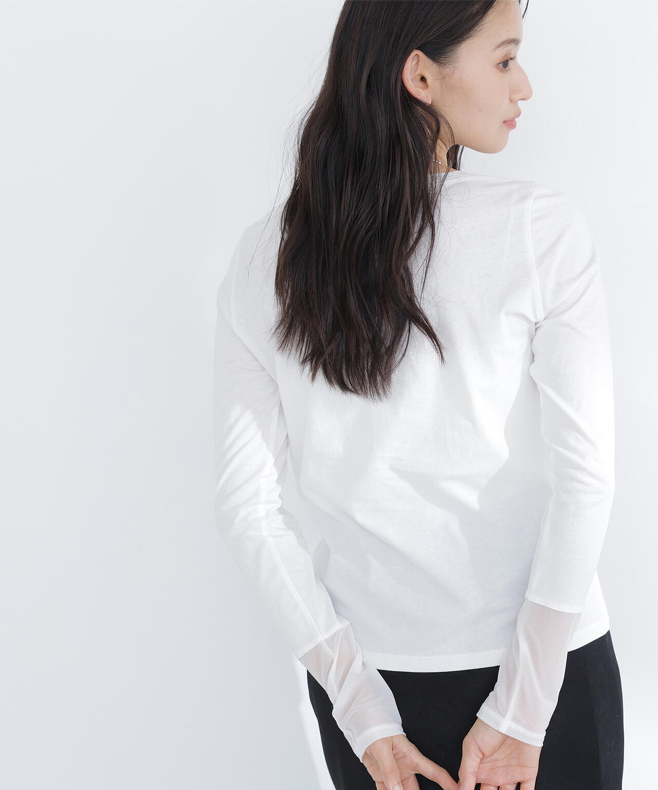 シアーカフスカットソー