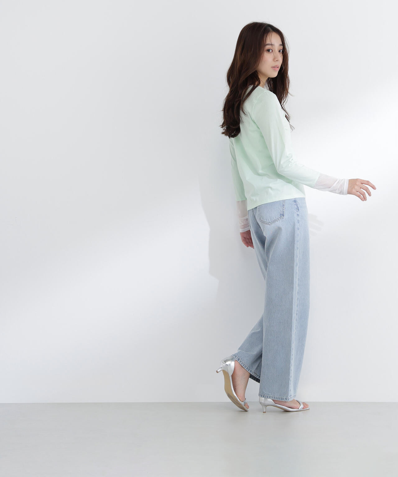 シアーカフスカットソー