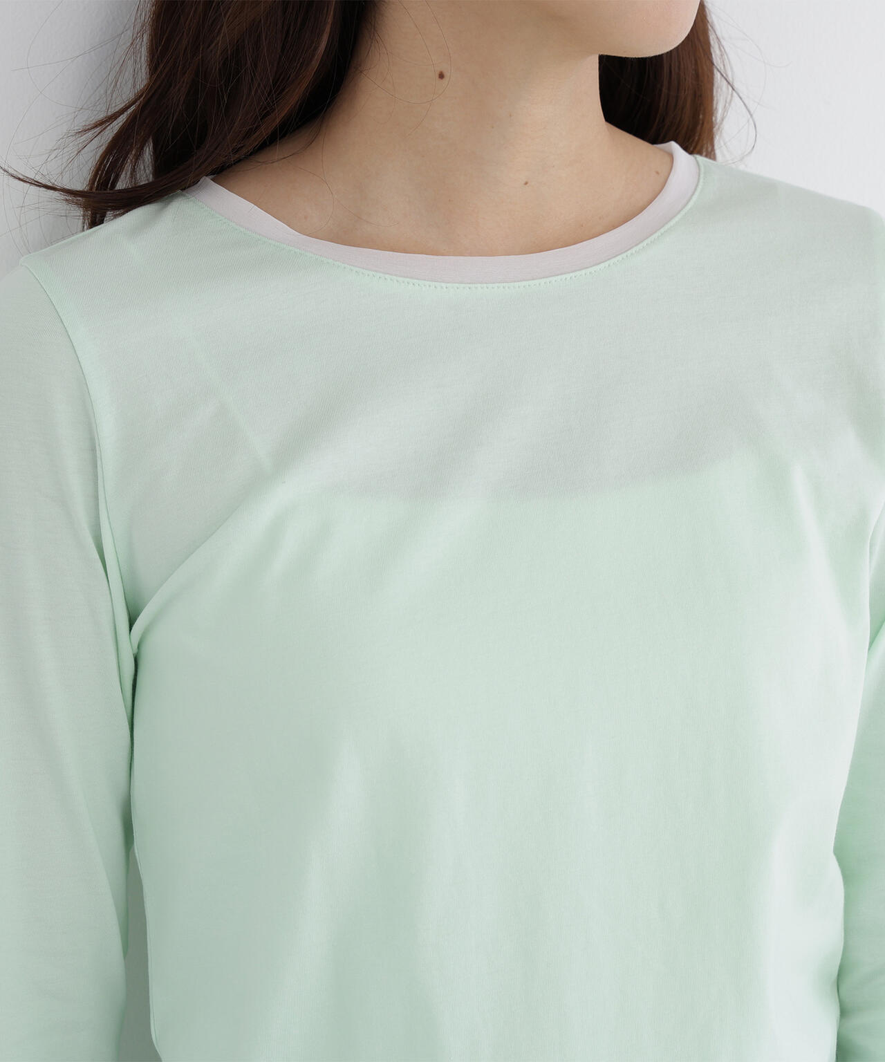 シアーカフスカットソー