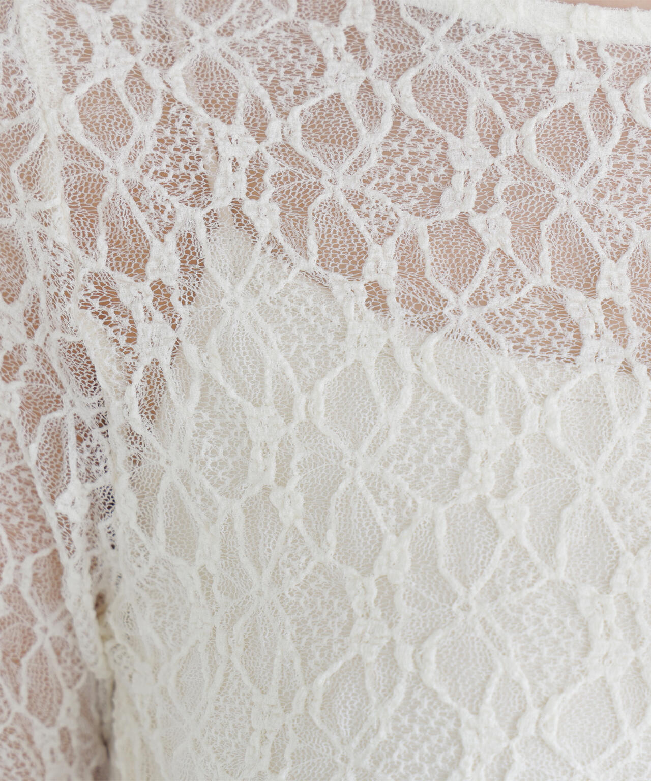 レースドレープカットソー