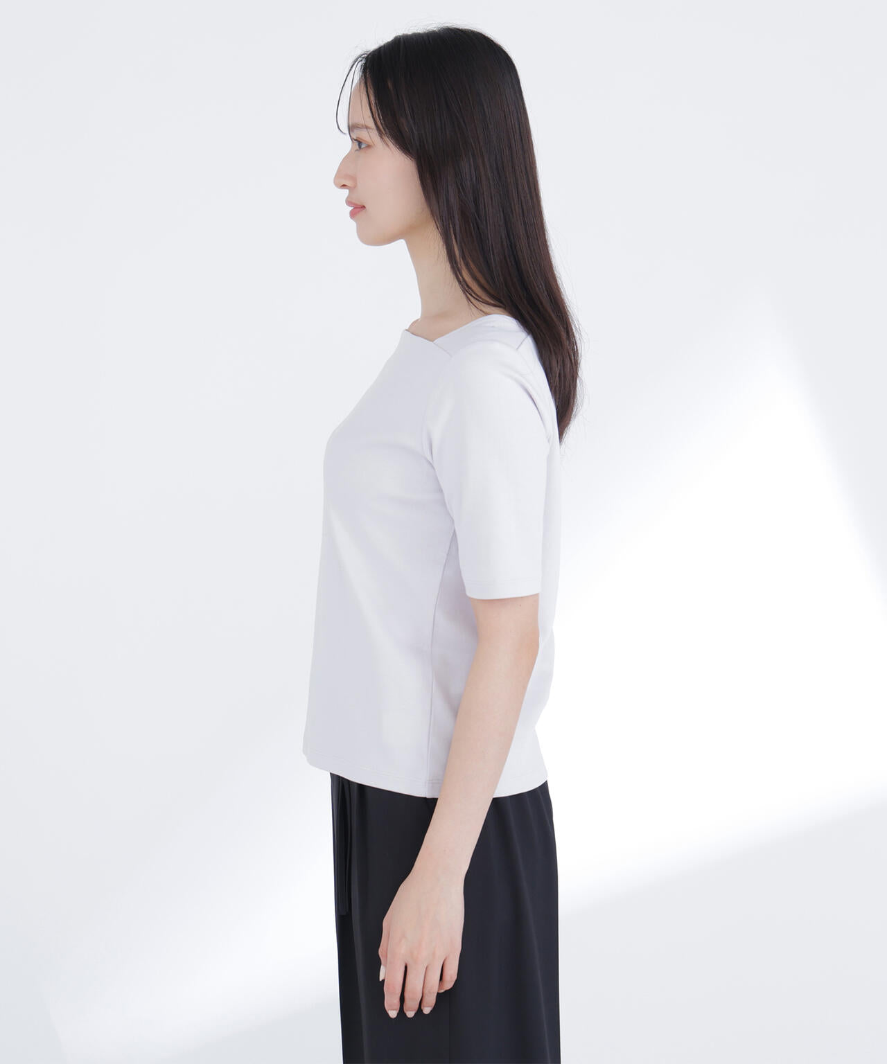 ベーシックTシャツ スクエアネック