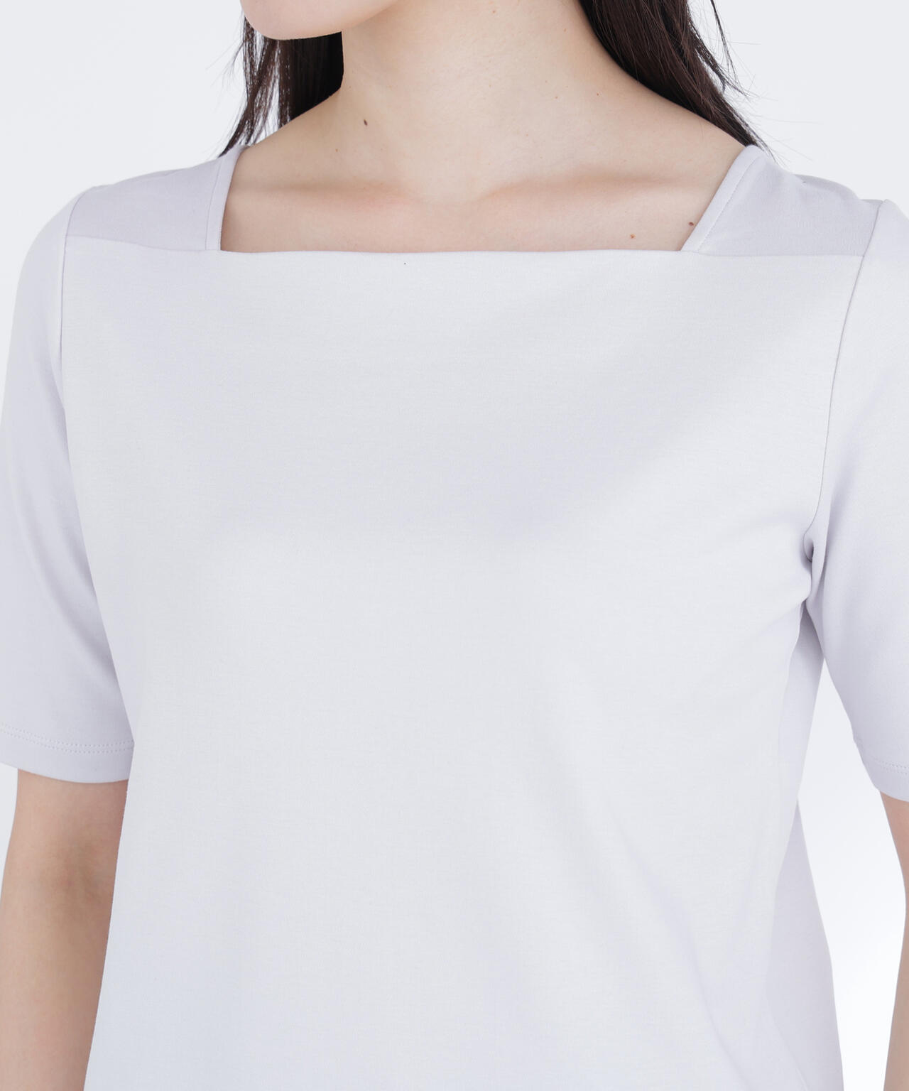 ベーシックTシャツ スクエアネック