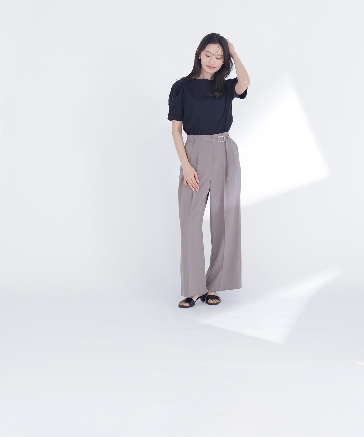 ベーシックTシャツ フォルムスリーブ