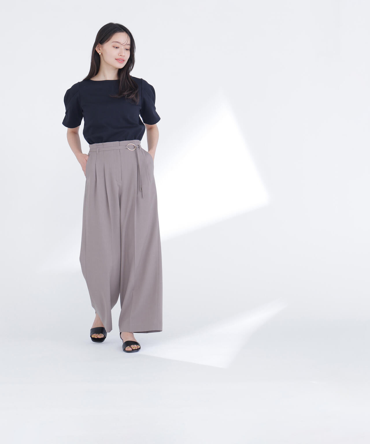 ベーシックTシャツ フォルムスリーブ