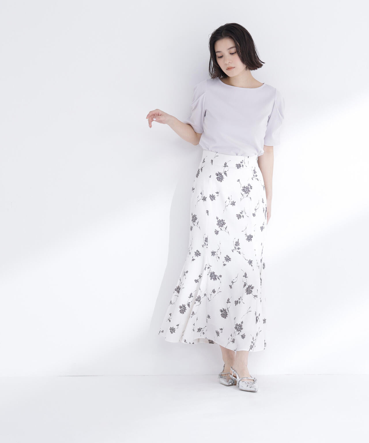 ベーシックTシャツ フォルムスリーブ