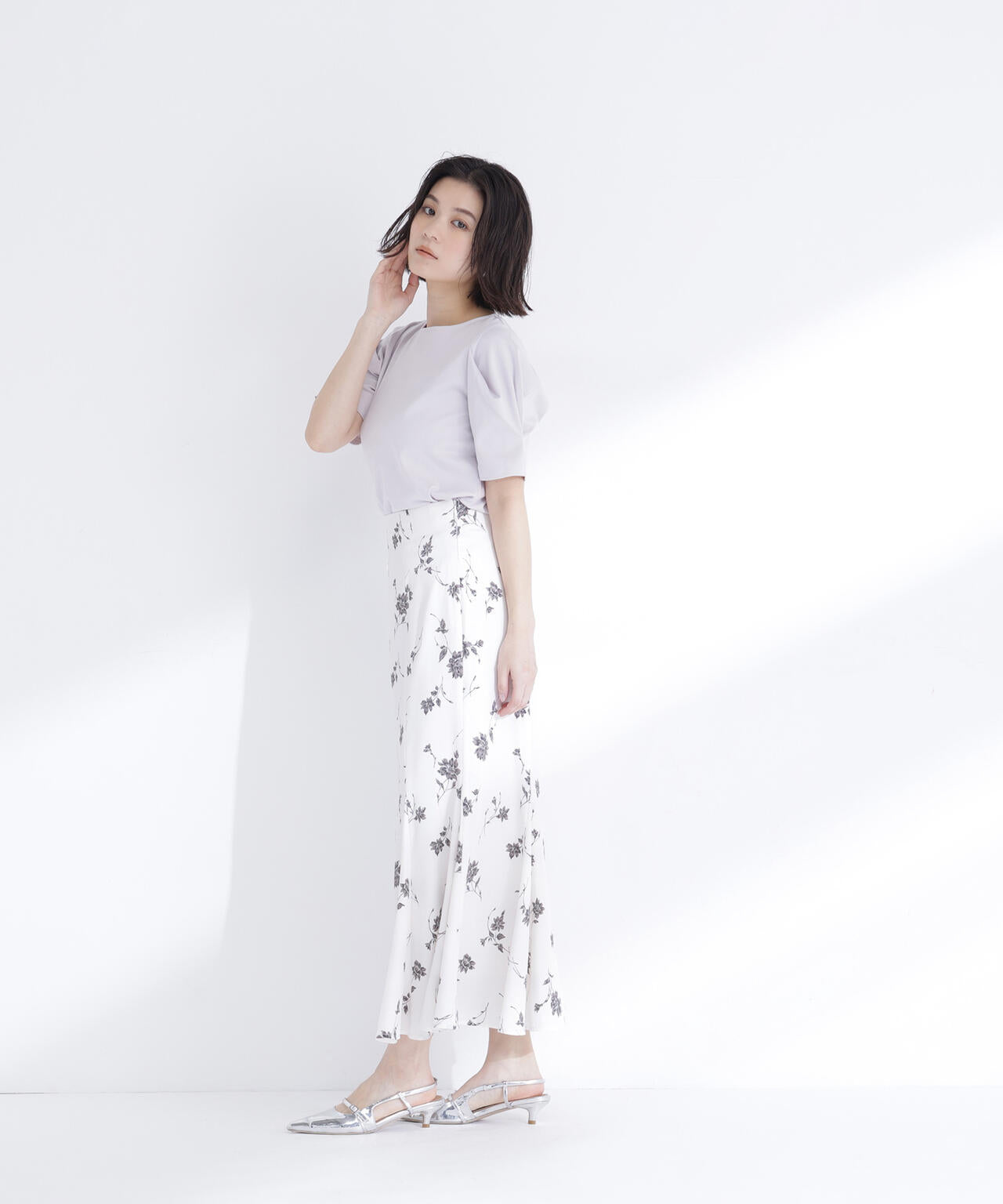 ベーシックTシャツ フォルムスリーブ