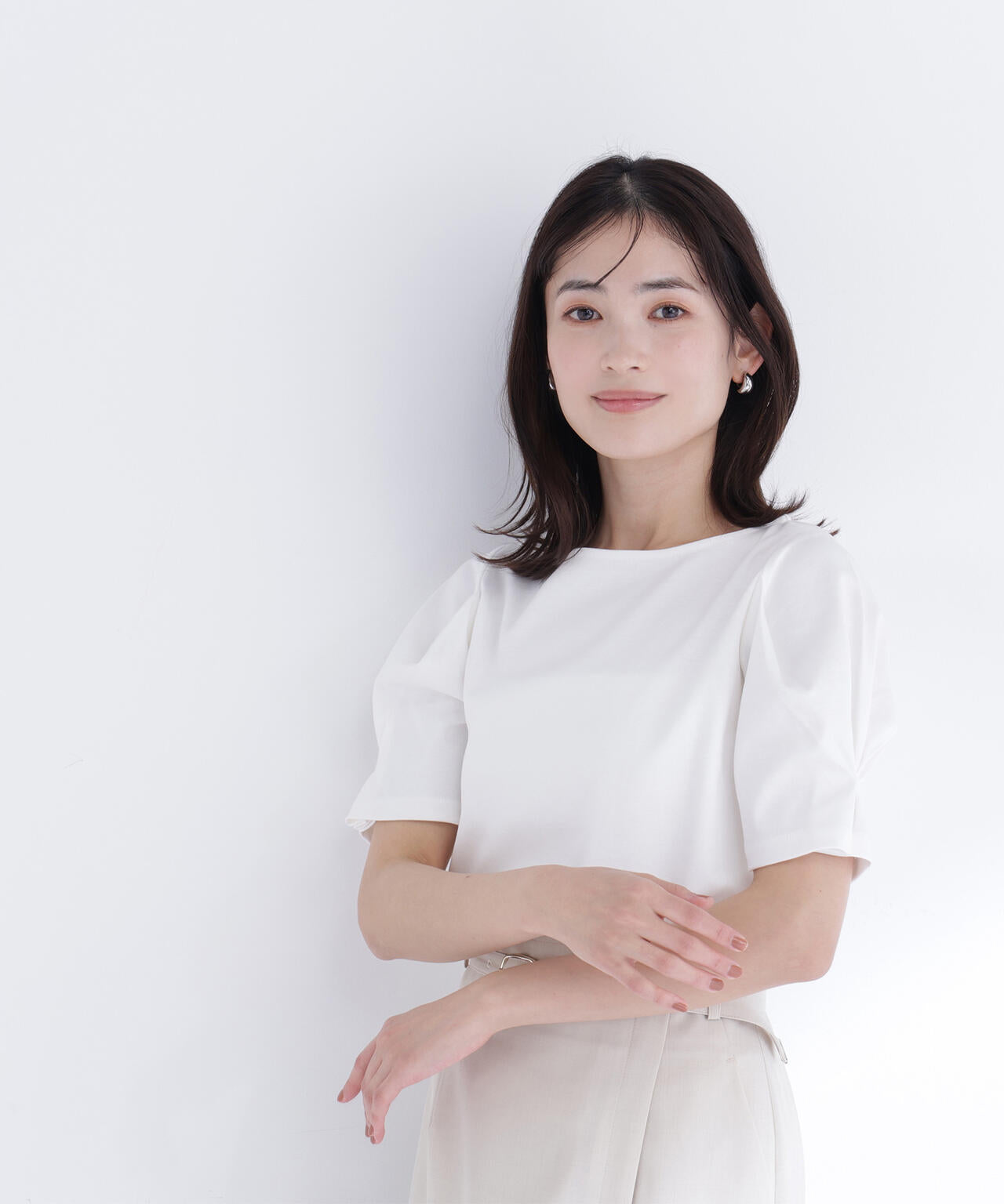 ベーシックTシャツ フォルムスリーブ