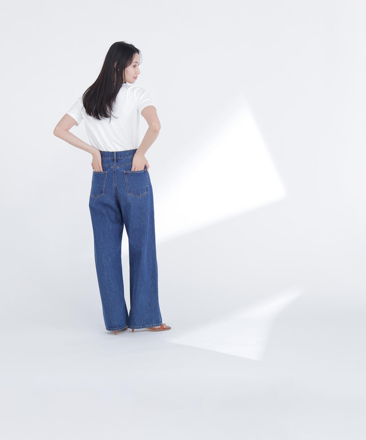 【6/16 ~6/18 2buy10%OFF 対象商品】ベーシックTシャツ フェイクポケット付き