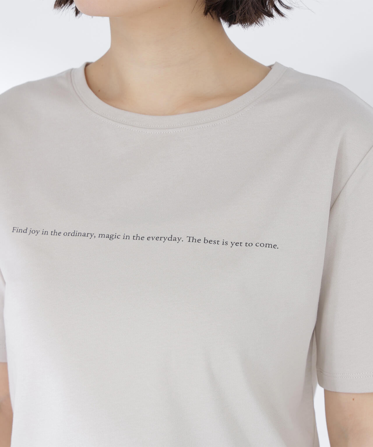 メッセージロゴTシャツ