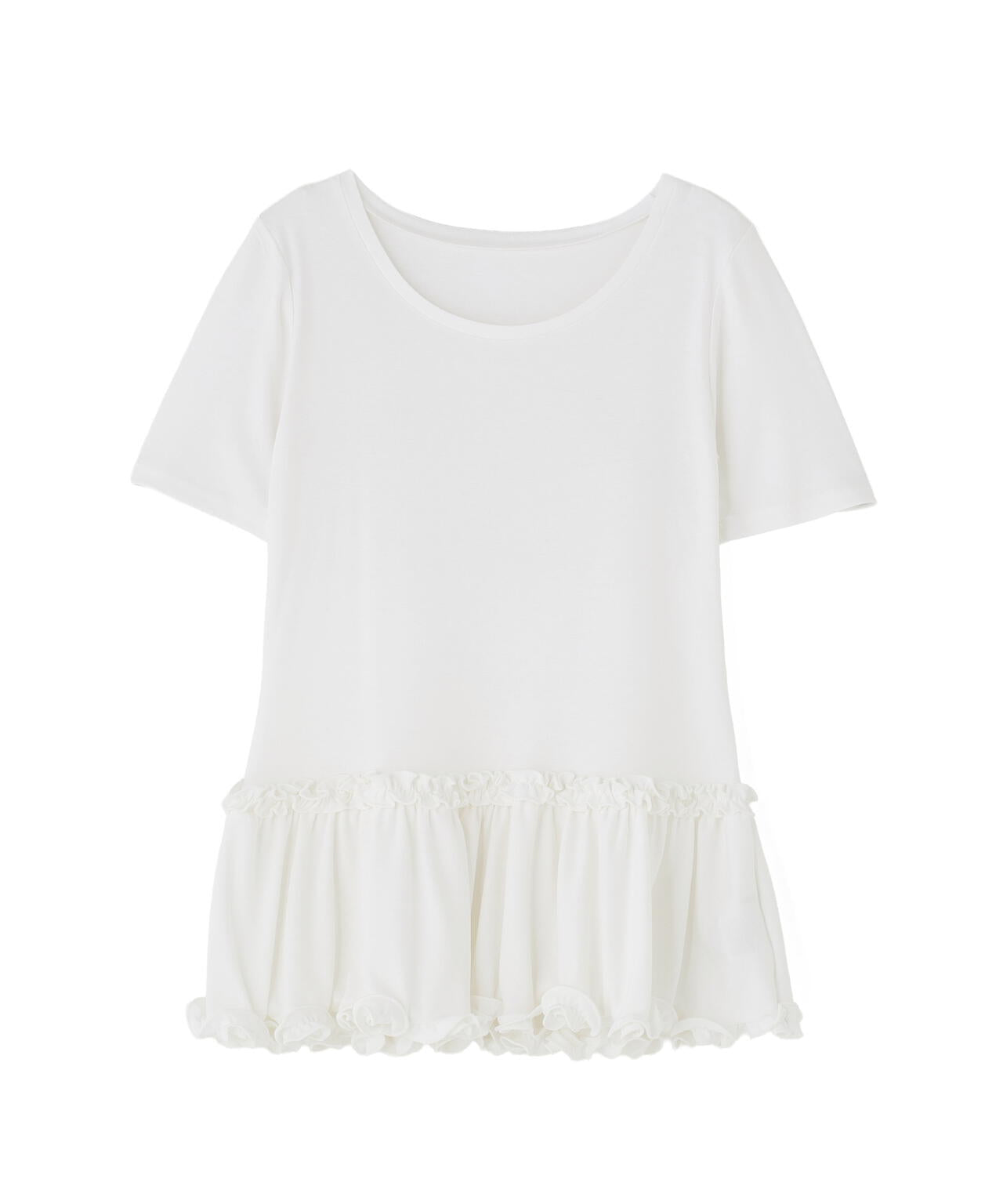 ヘムフリルカットソー