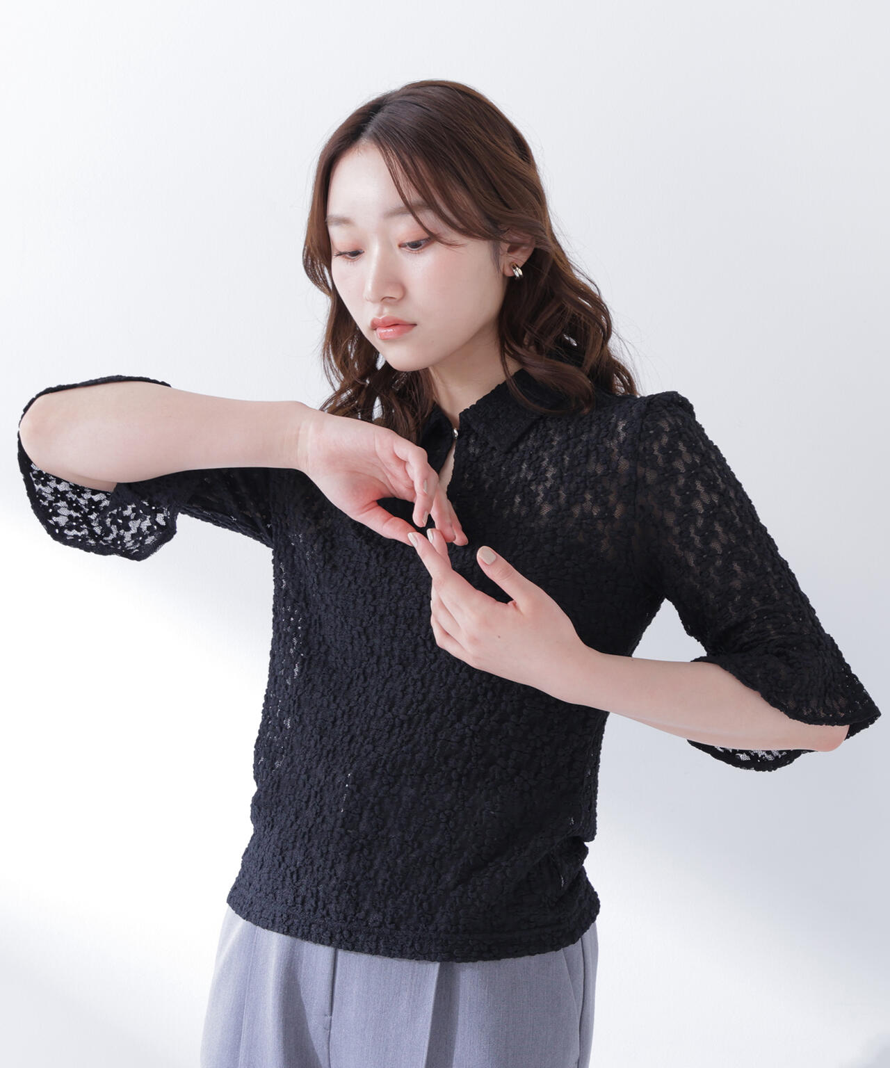 167cm 着用サイズ:FR