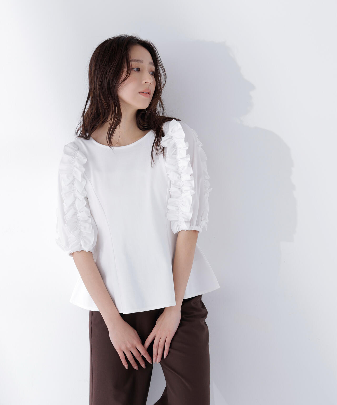 165.5cm 着用サイズ:FR