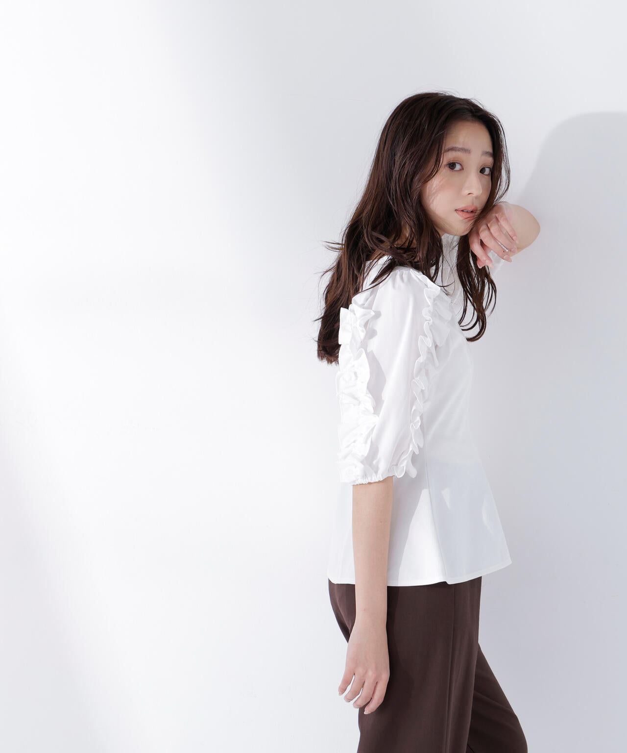 165.5cm 着用サイズ:FR