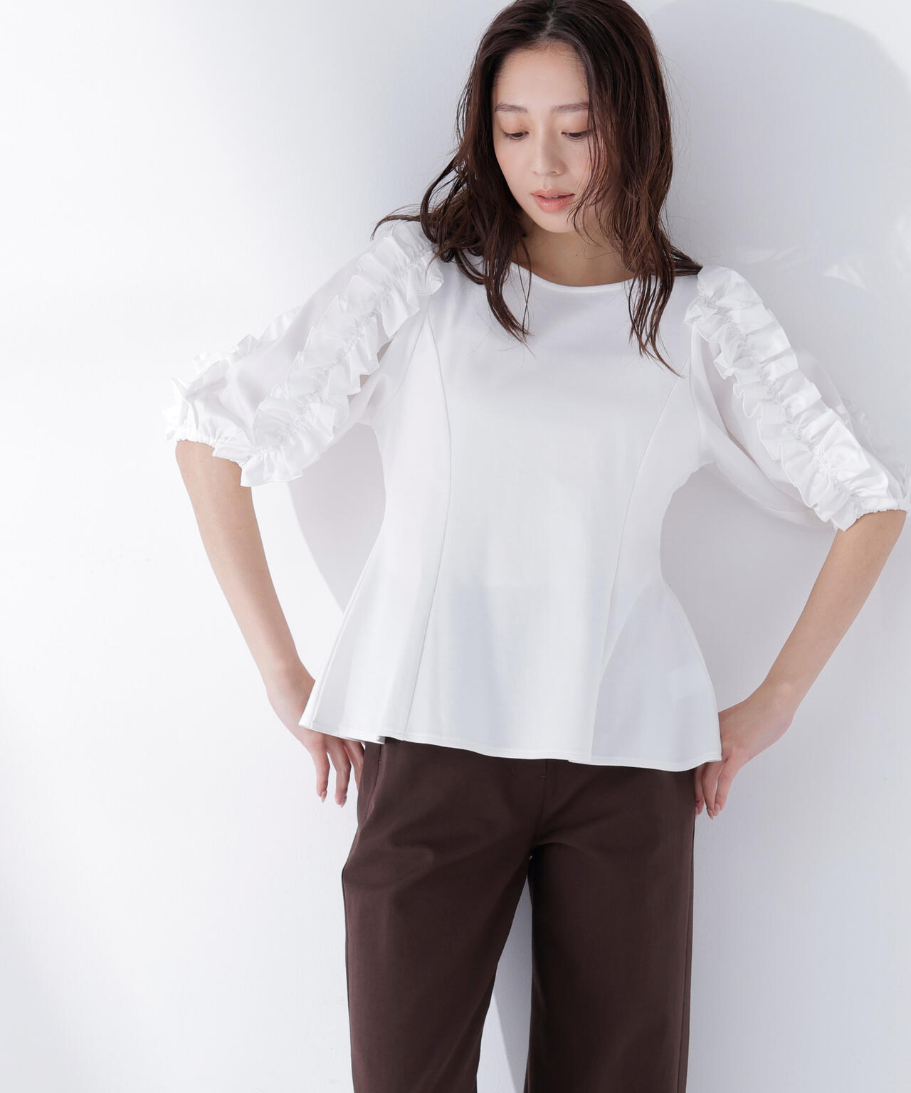 165.5cm 着用サイズ:FR