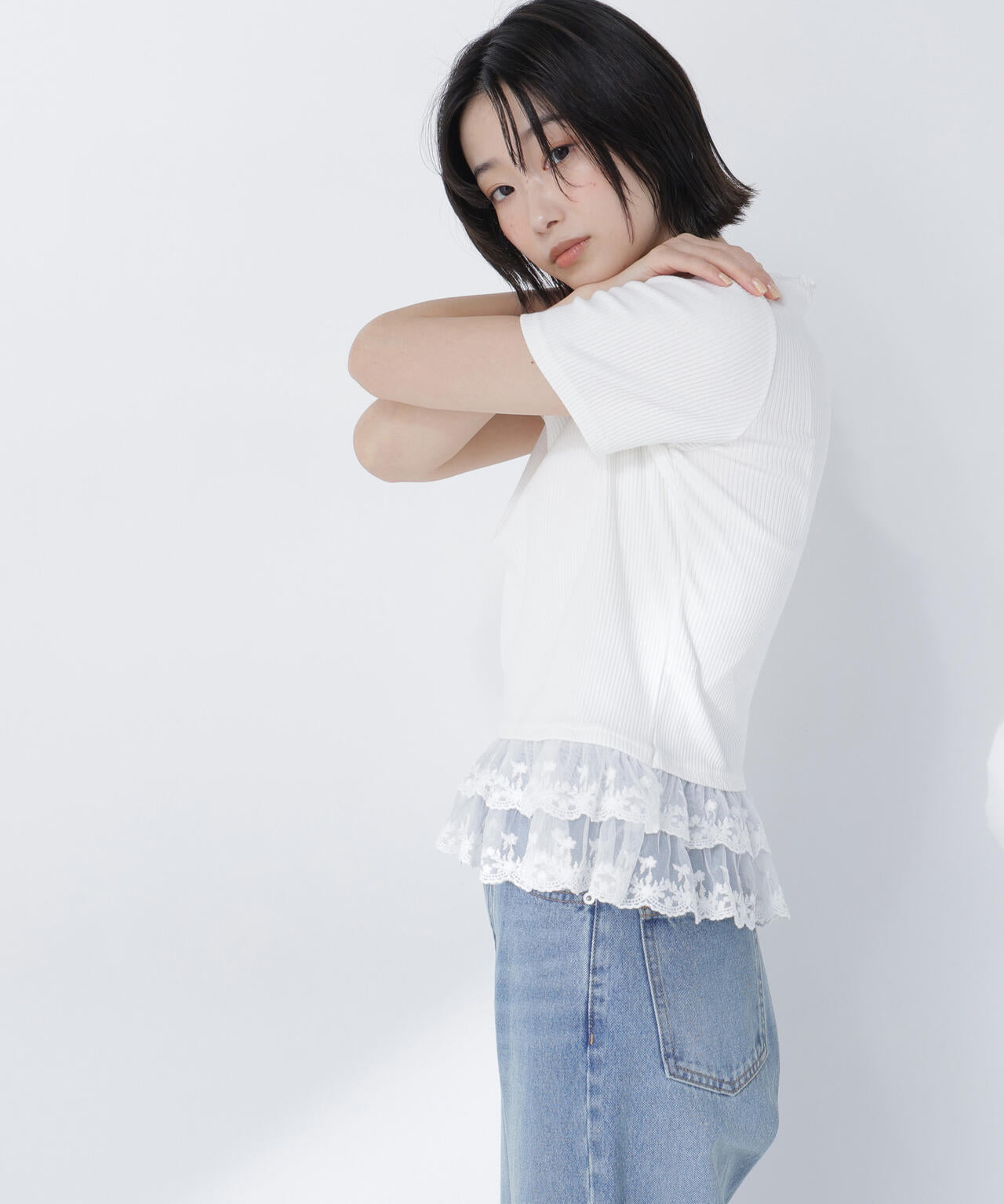 168cm B:78 W:57 H:87 着用サイズ:FR