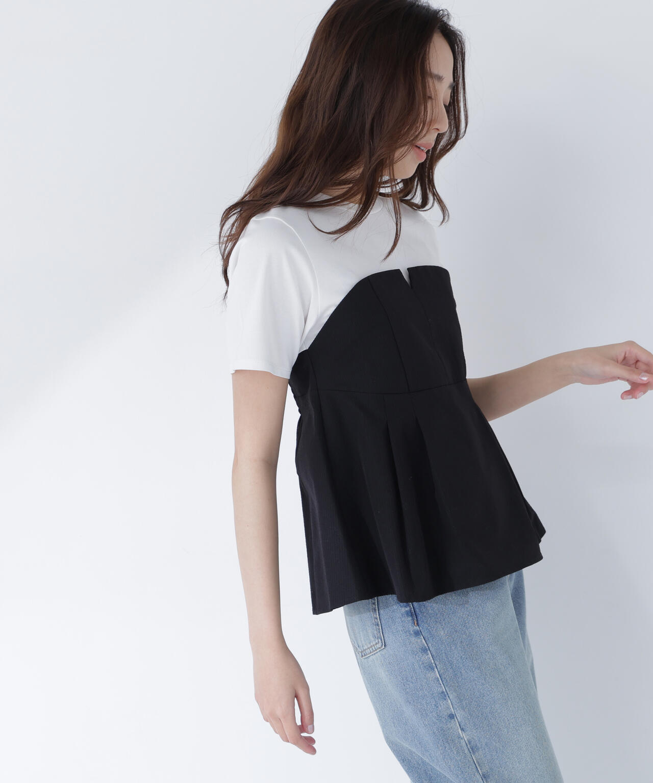 165.5cm 着用サイズ:FR