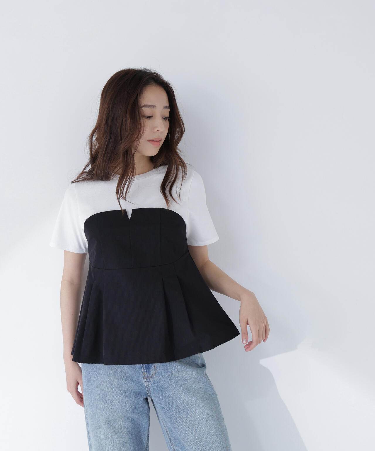 165.5cm 着用サイズ:FR