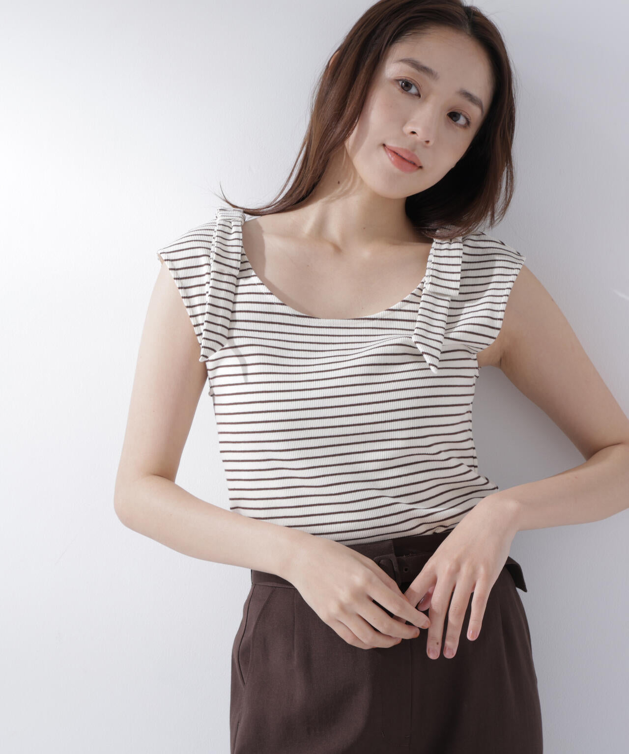 165.5cm 着用サイズ:FR