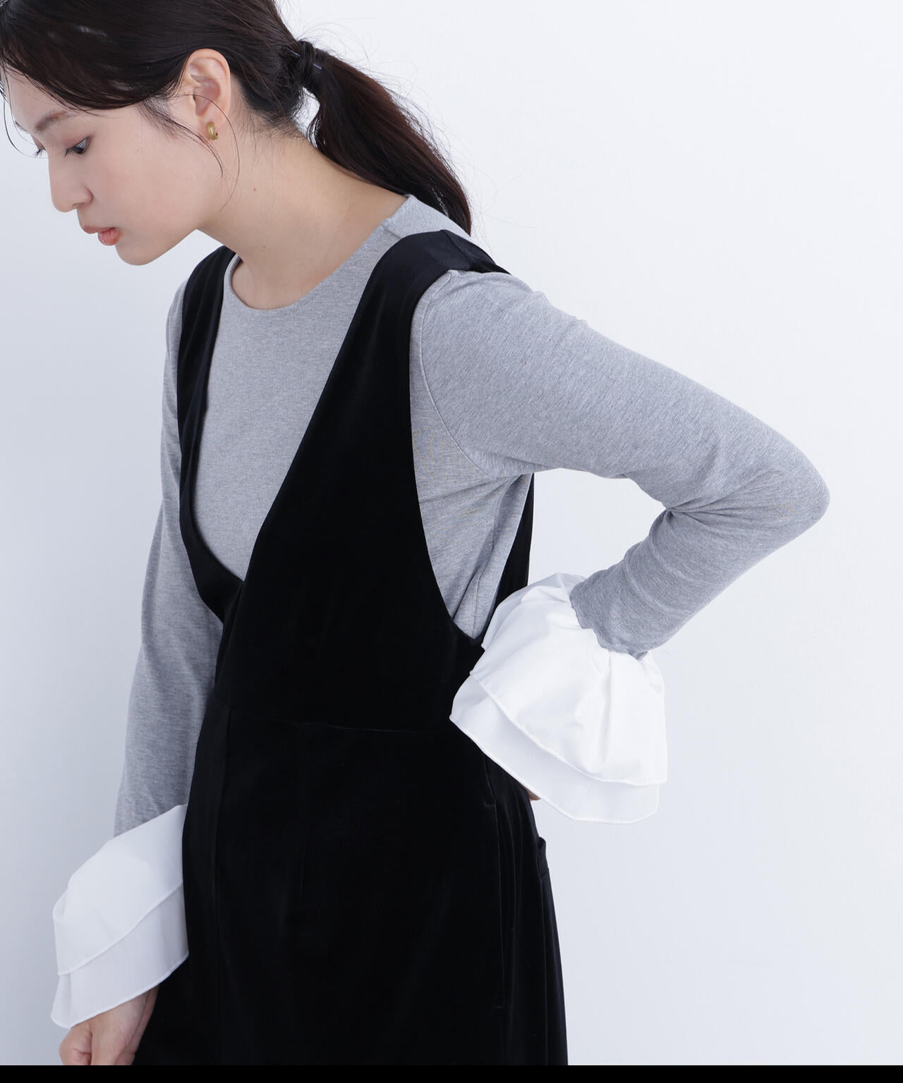 カフスドッキングカットソー