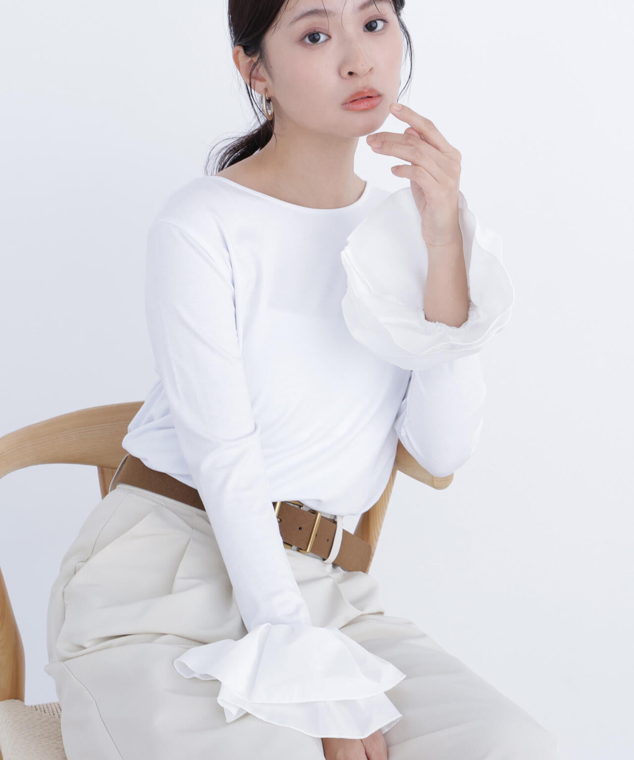 カフスドッキングカットソー