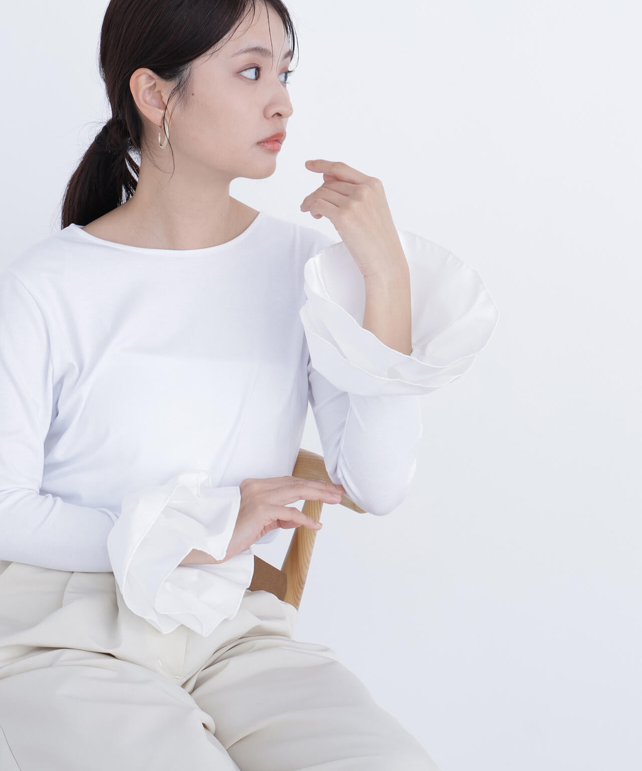 カフスドッキングカットソー