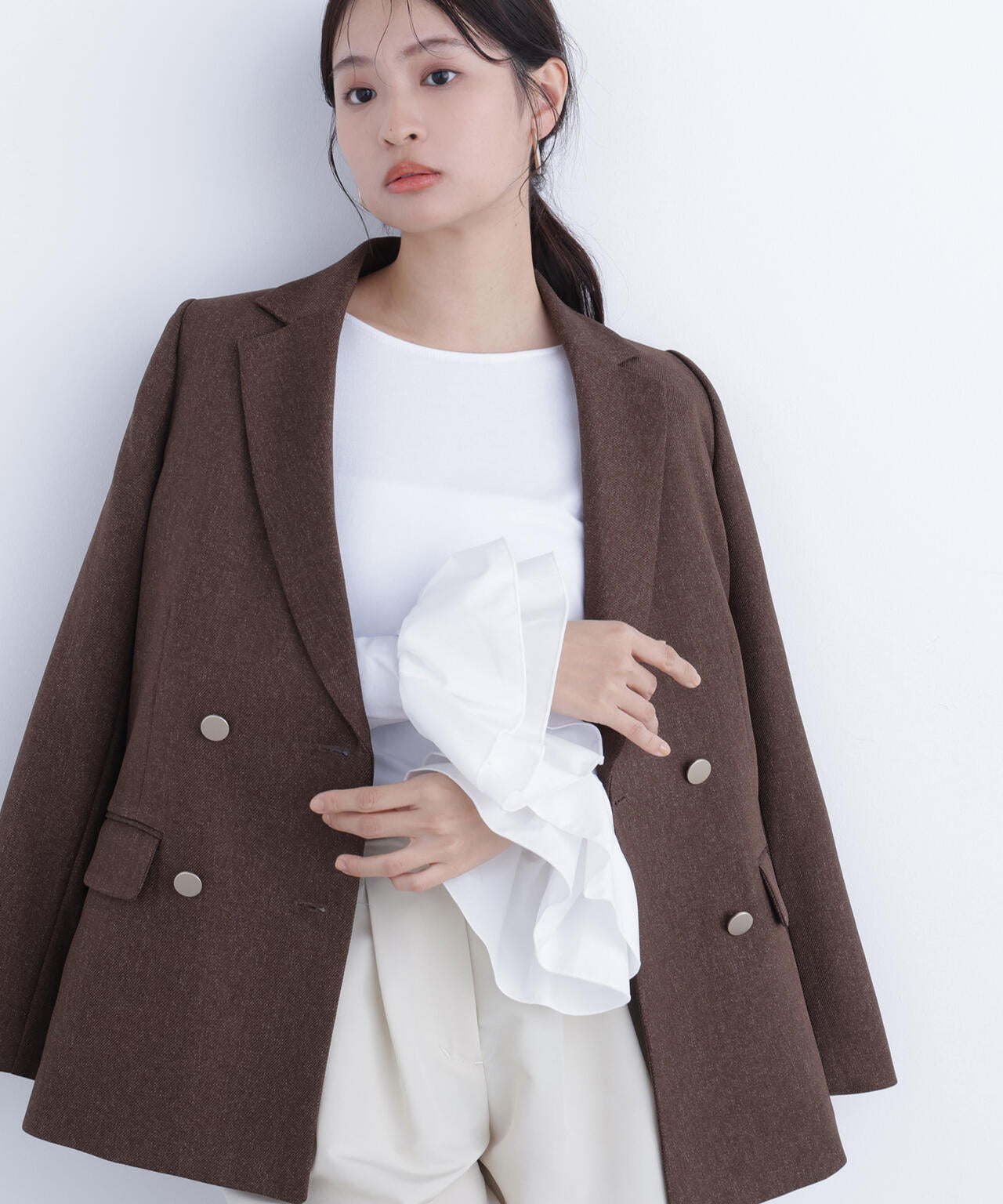 カフスドッキングカットソー