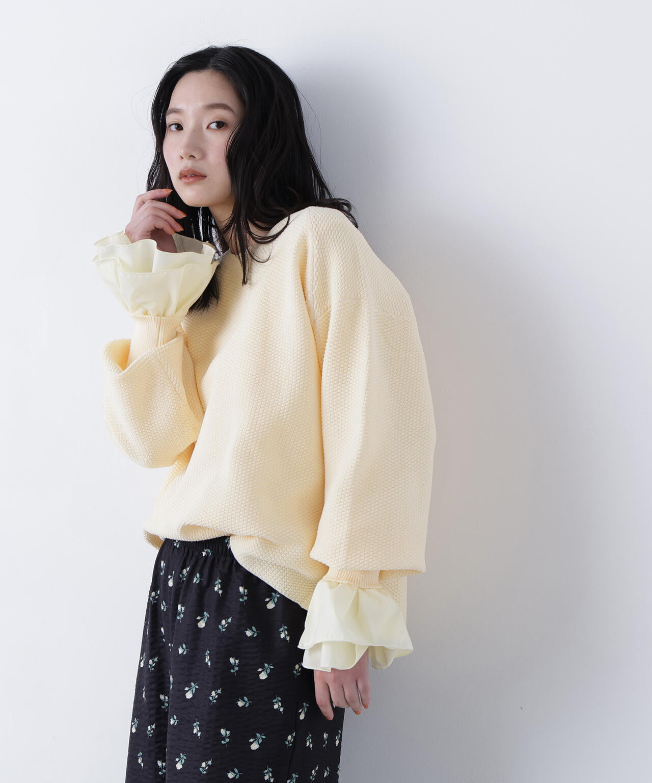 カフスドッキングカットソー