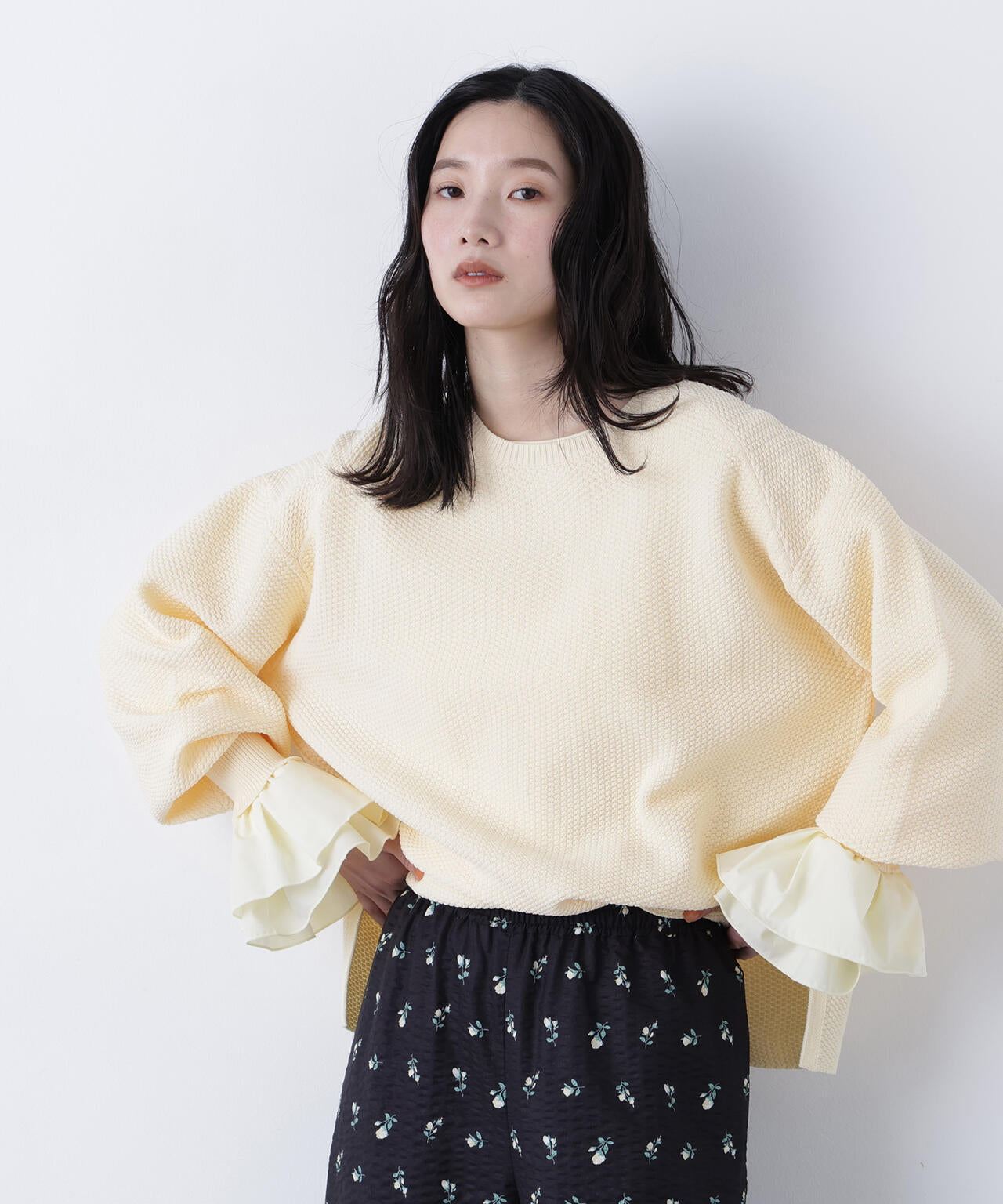 カフスドッキングカットソー