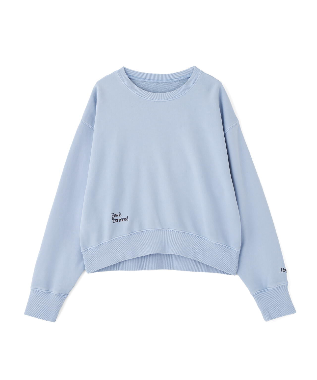 ロゴ刺繍スウェットプルオーバー