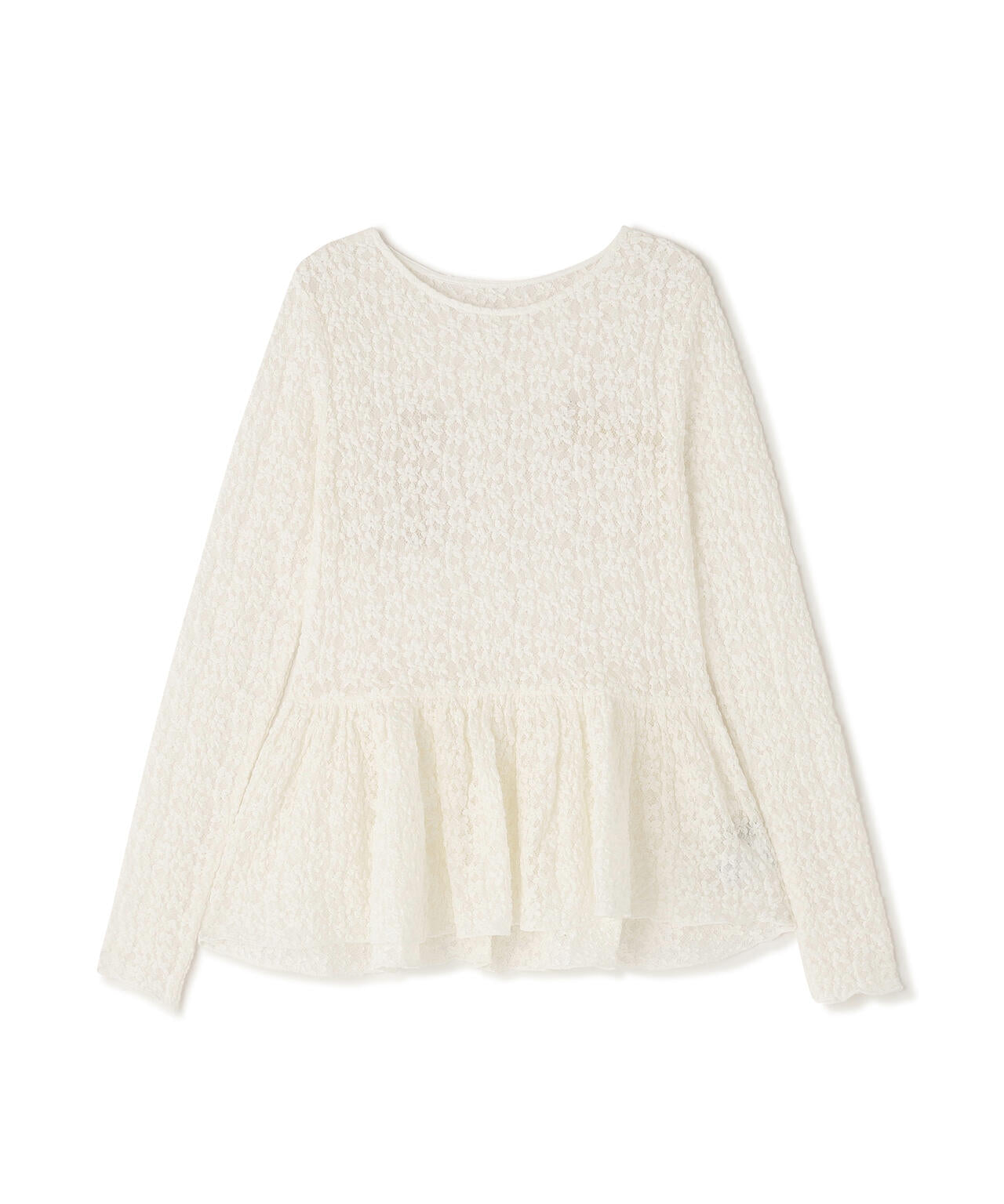 レースペプラムトップス