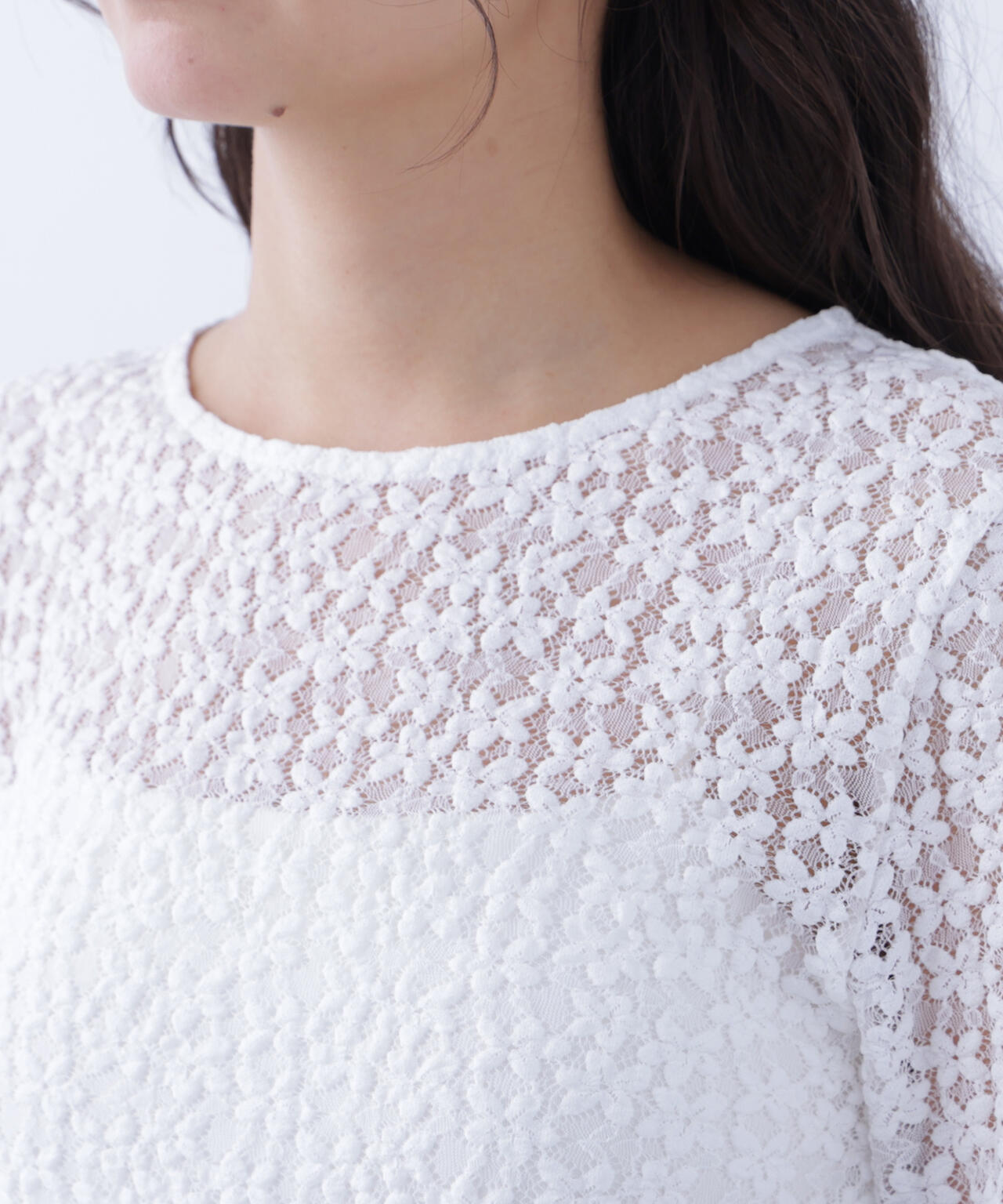 レースペプラムトップス