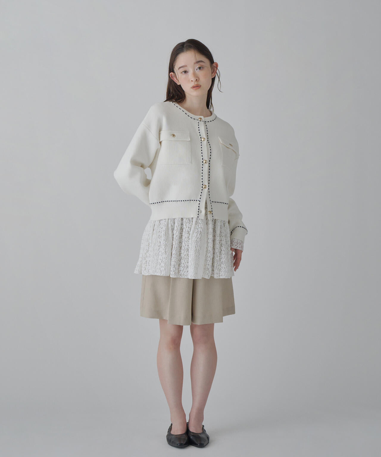 レースペプラムトップス