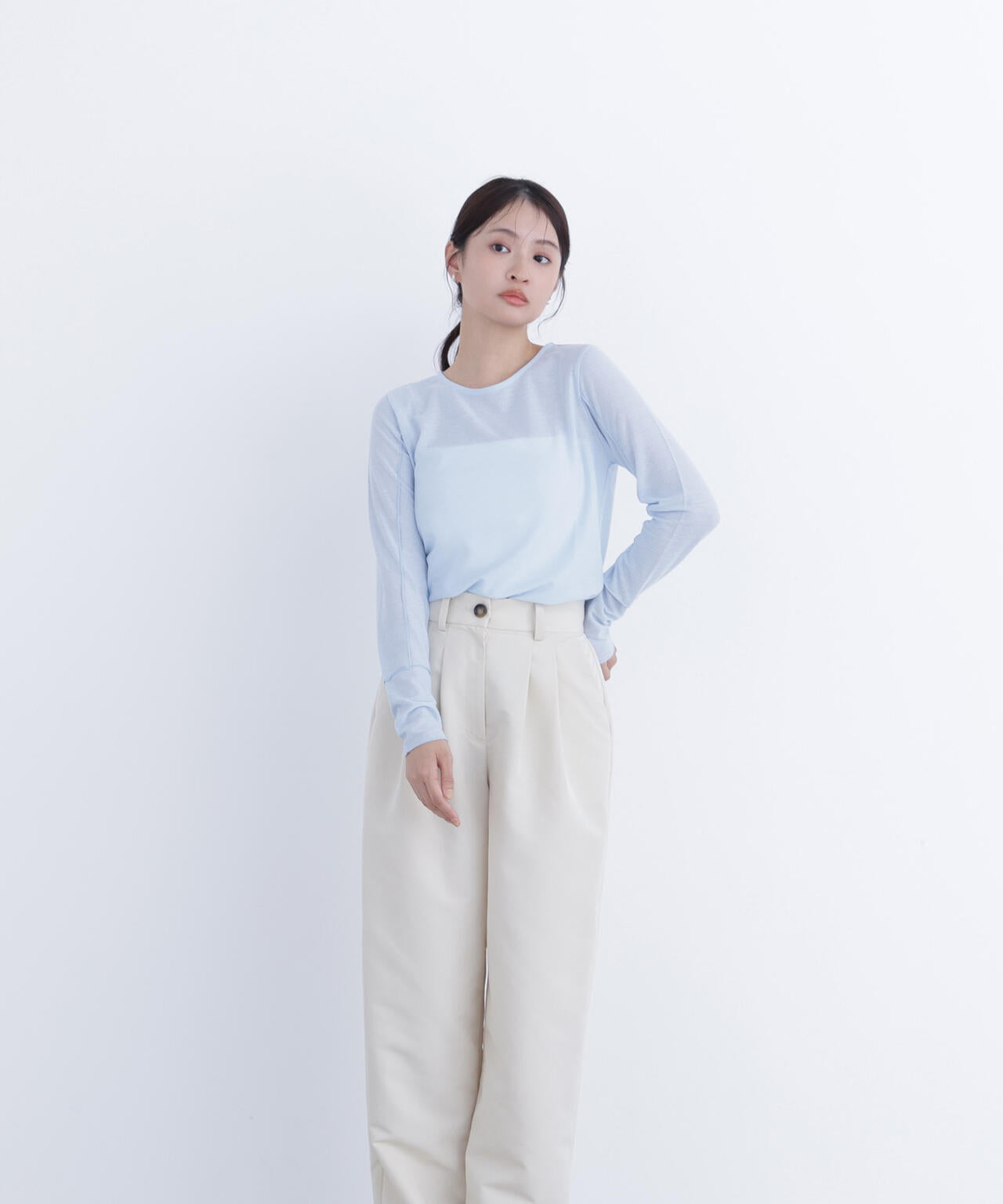 シアーメロウカットソー