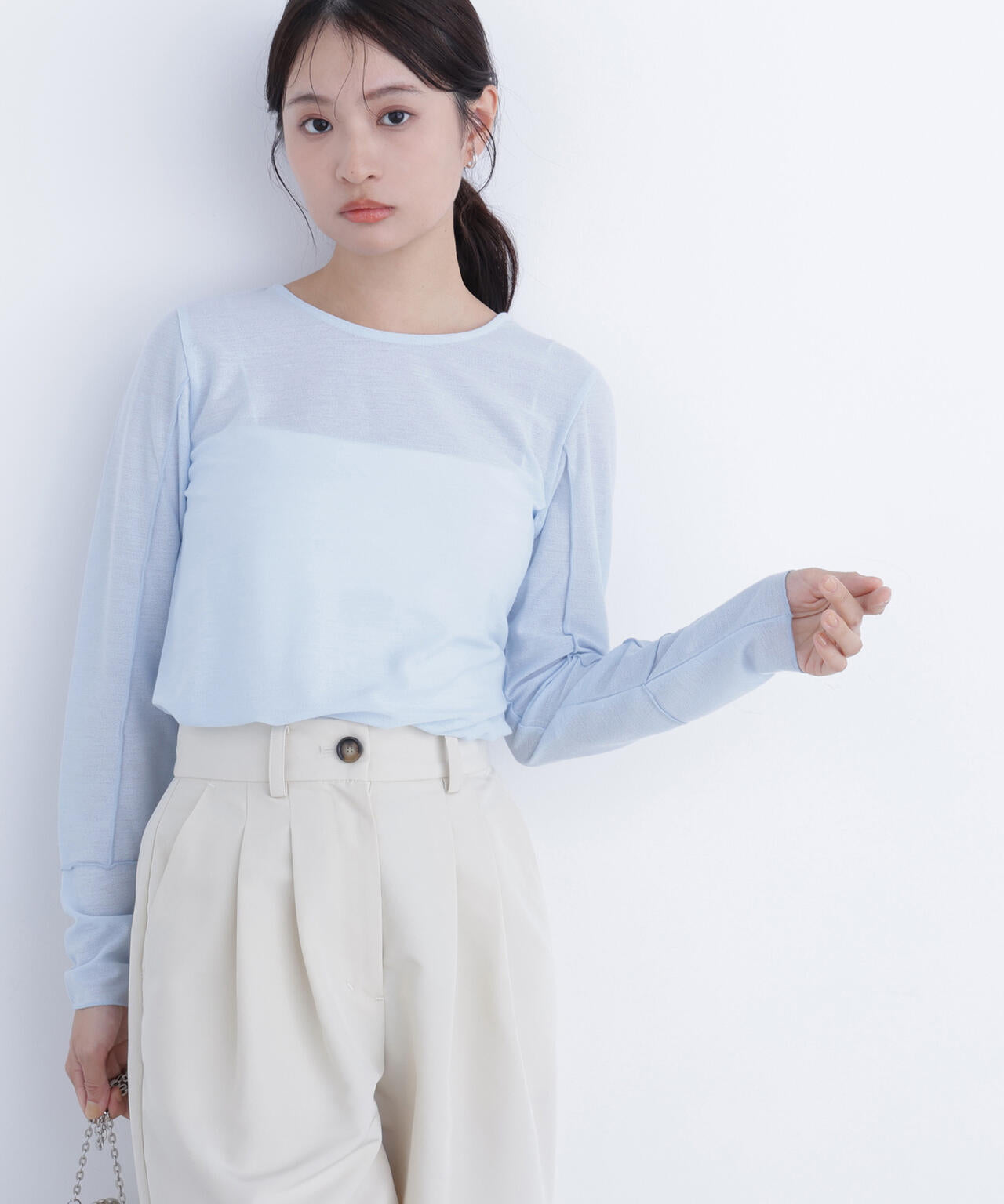 シアーメロウカットソー