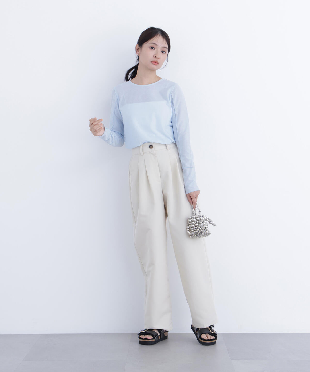 シアーメロウカットソー