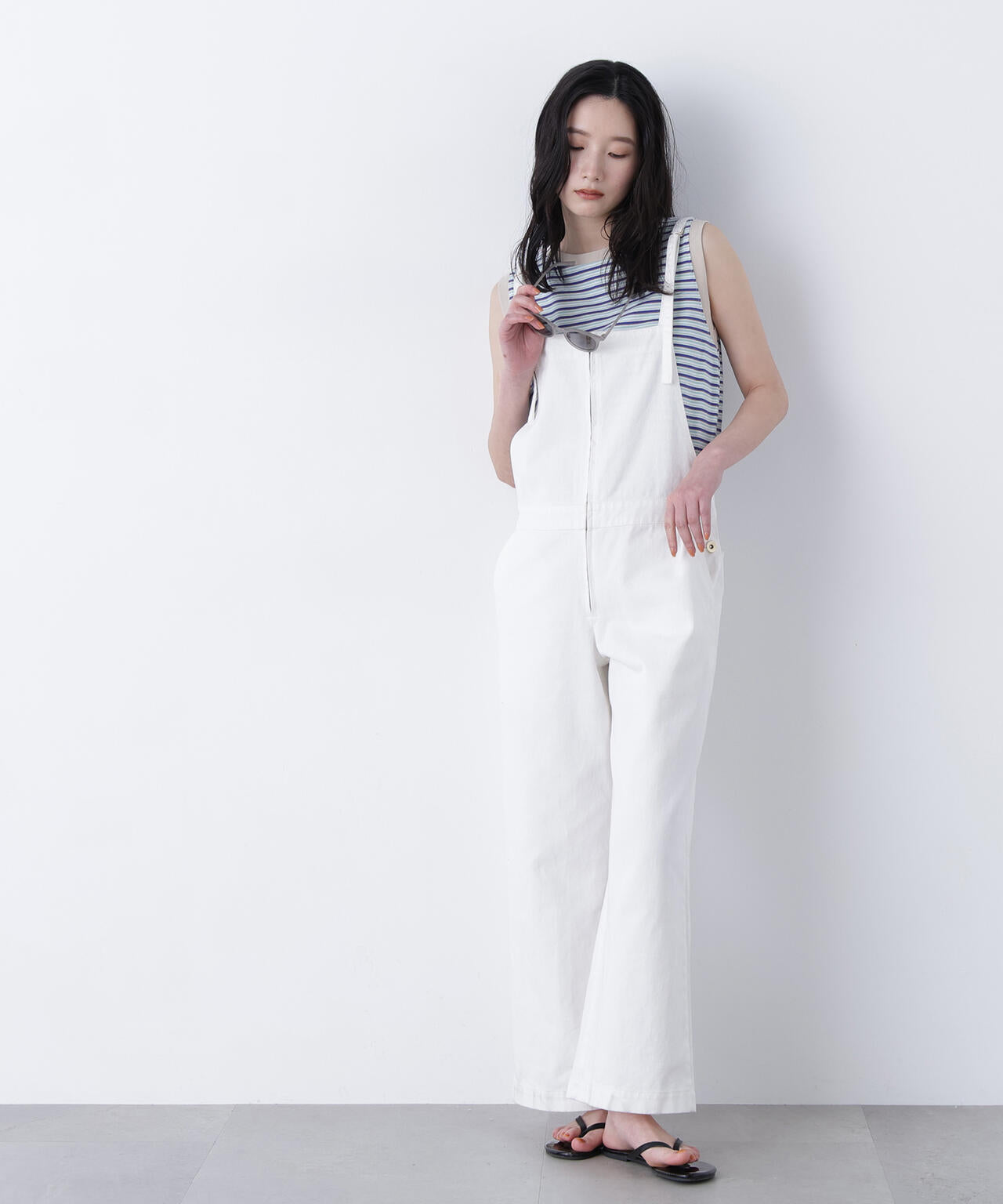 <STAR & STRIPE>ボーダーカットソーノースリーブ