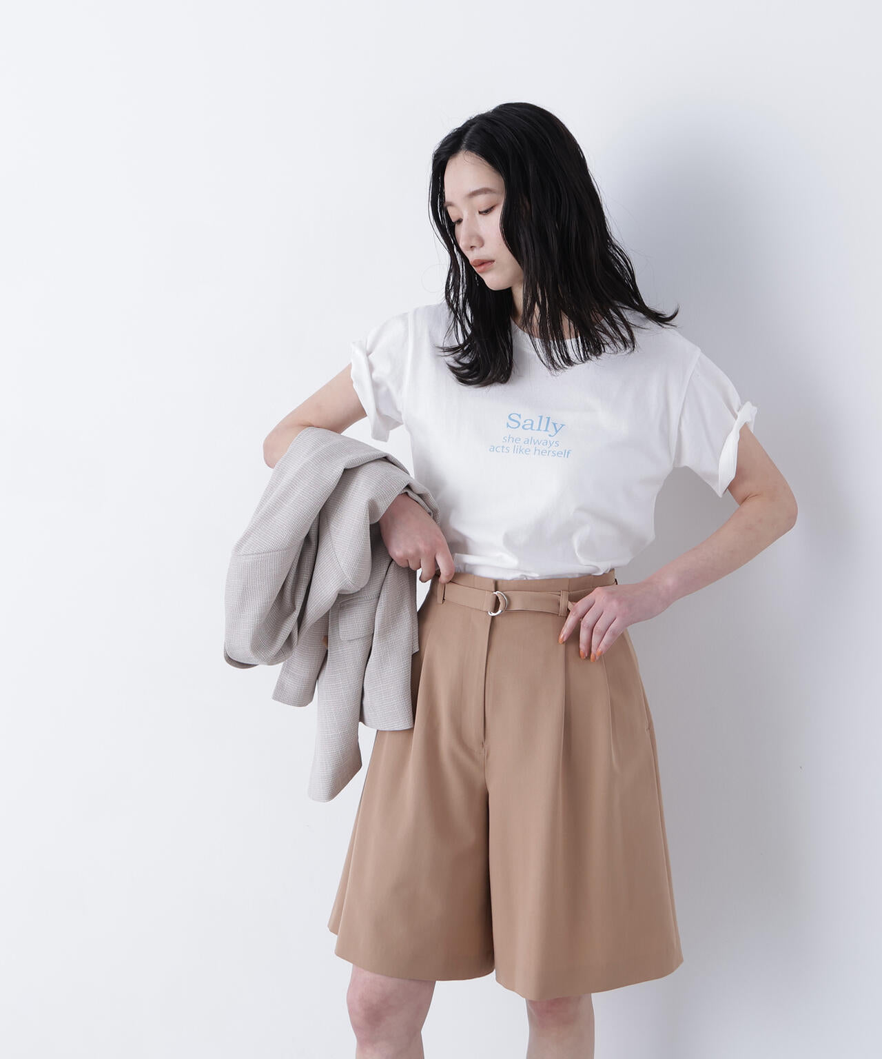 【6/12 10:00~6/15 SPECIAL COUPON 対象商品】(FUDGE掲載)ロゴプリントTシャツ