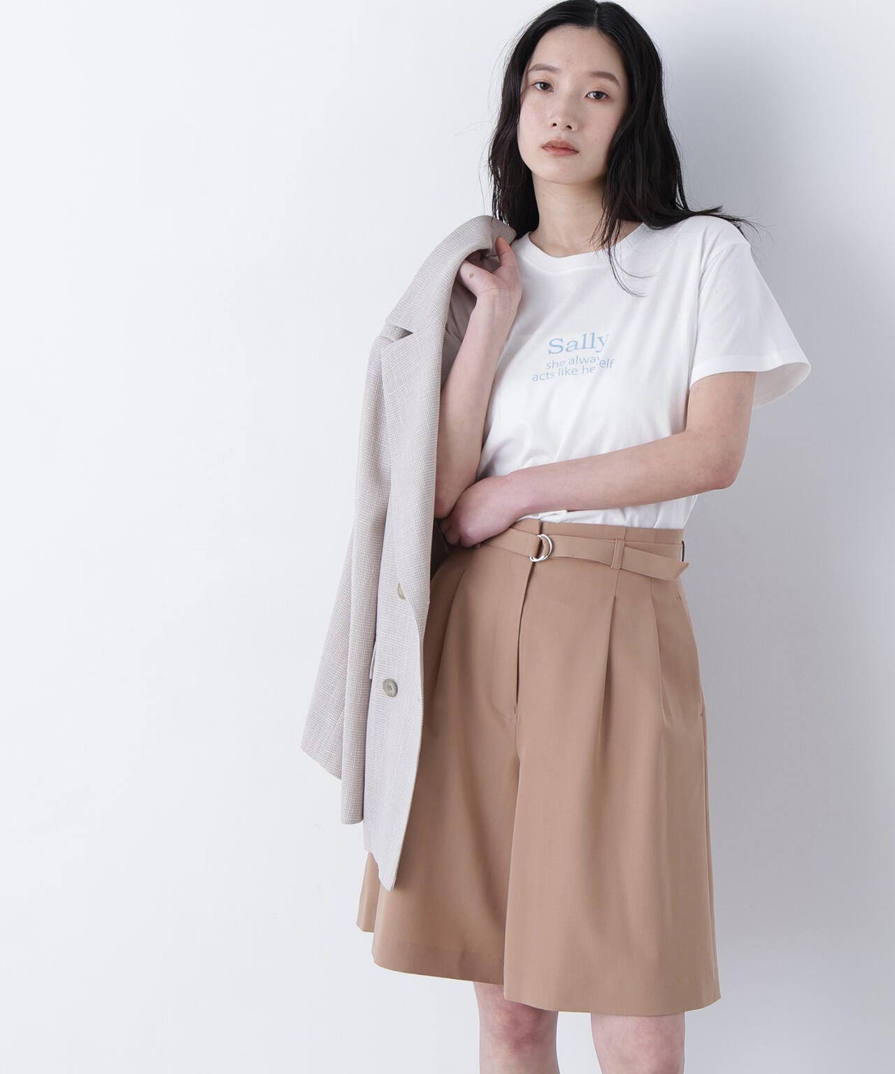 【6/12 10:00~6/15 SPECIAL COUPON 対象商品】(FUDGE掲載)ロゴプリントTシャツ