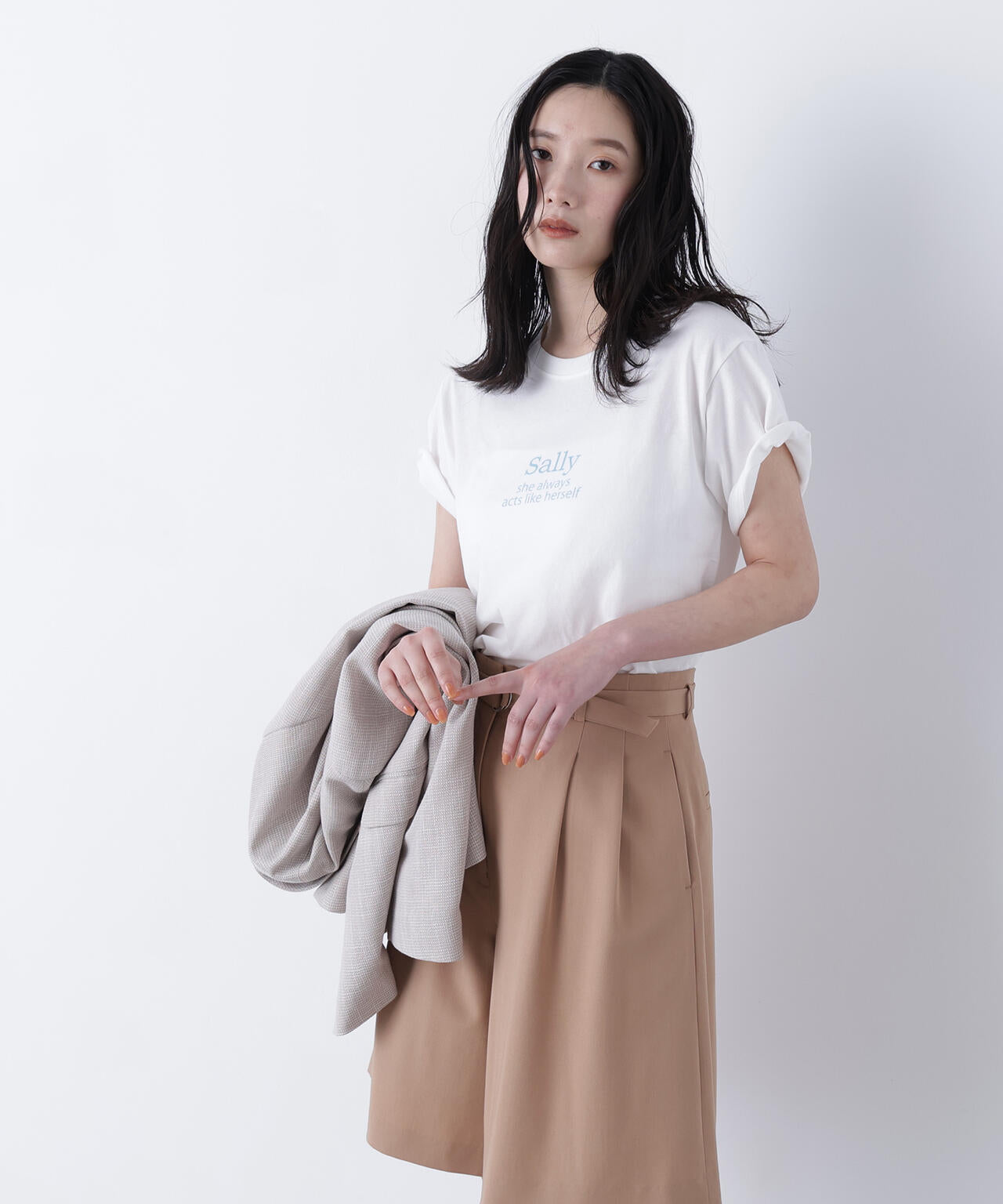 【6/12 10:00~6/15 SPECIAL COUPON 対象商品】(FUDGE掲載)ロゴプリントTシャツ