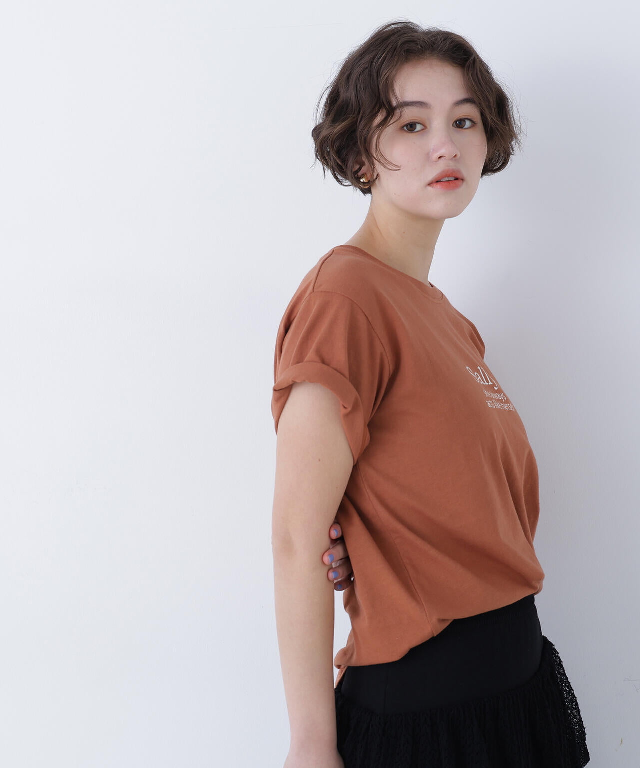 【6/12 10:00~6/15 SPECIAL COUPON 対象商品】(FUDGE掲載)ロゴプリントTシャツ