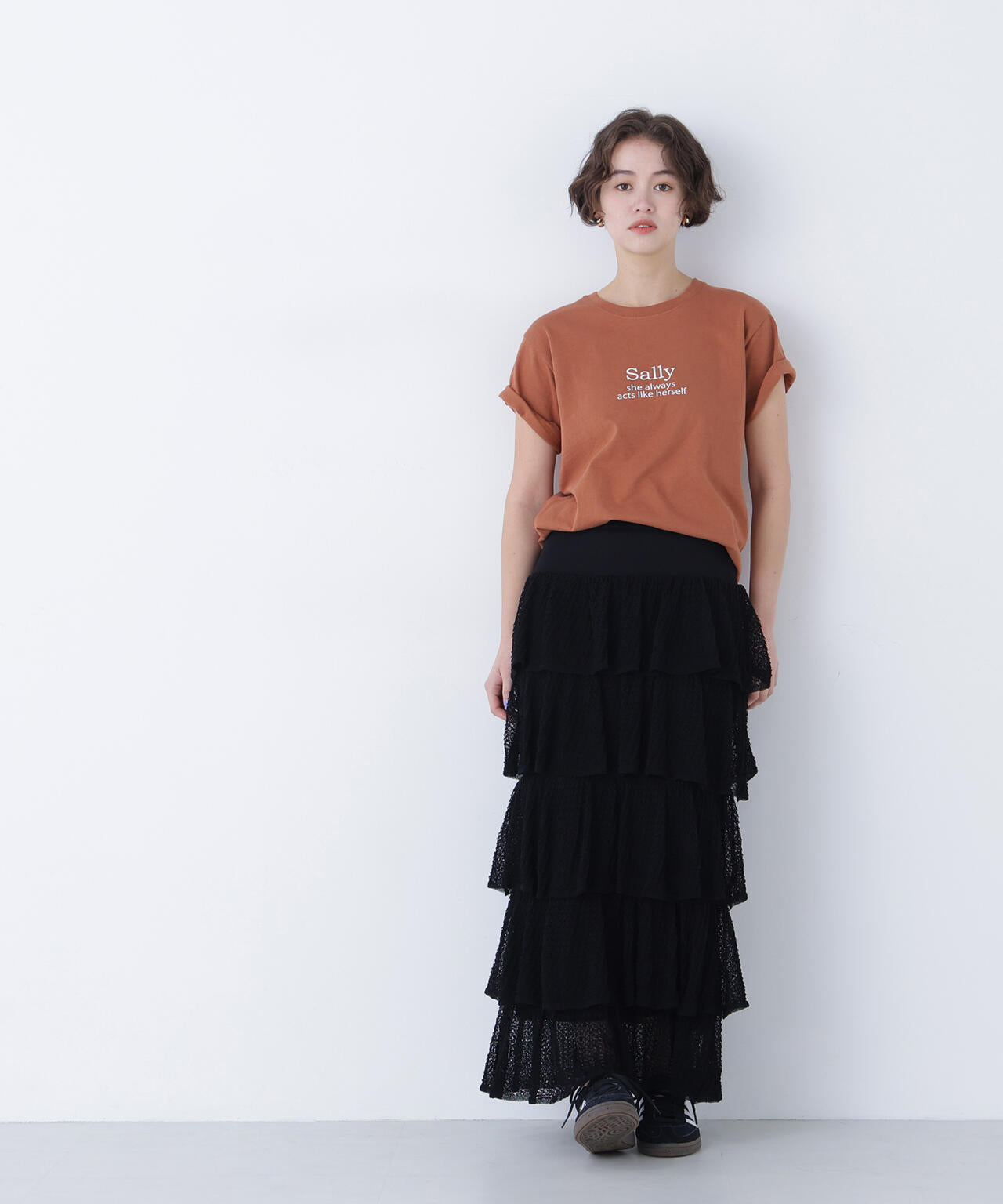 【6/12 10:00~6/15 SPECIAL COUPON 対象商品】(FUDGE掲載)ロゴプリントTシャツ