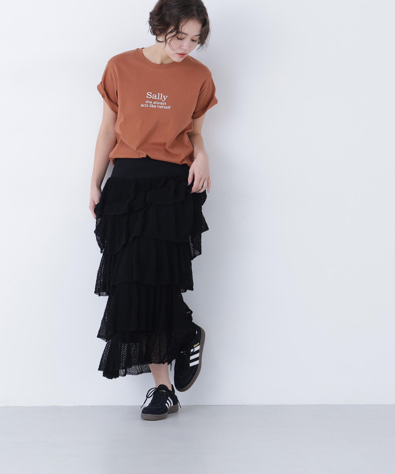 【6/12 10:00~6/15 SPECIAL COUPON 対象商品】(FUDGE掲載)ロゴプリントTシャツ