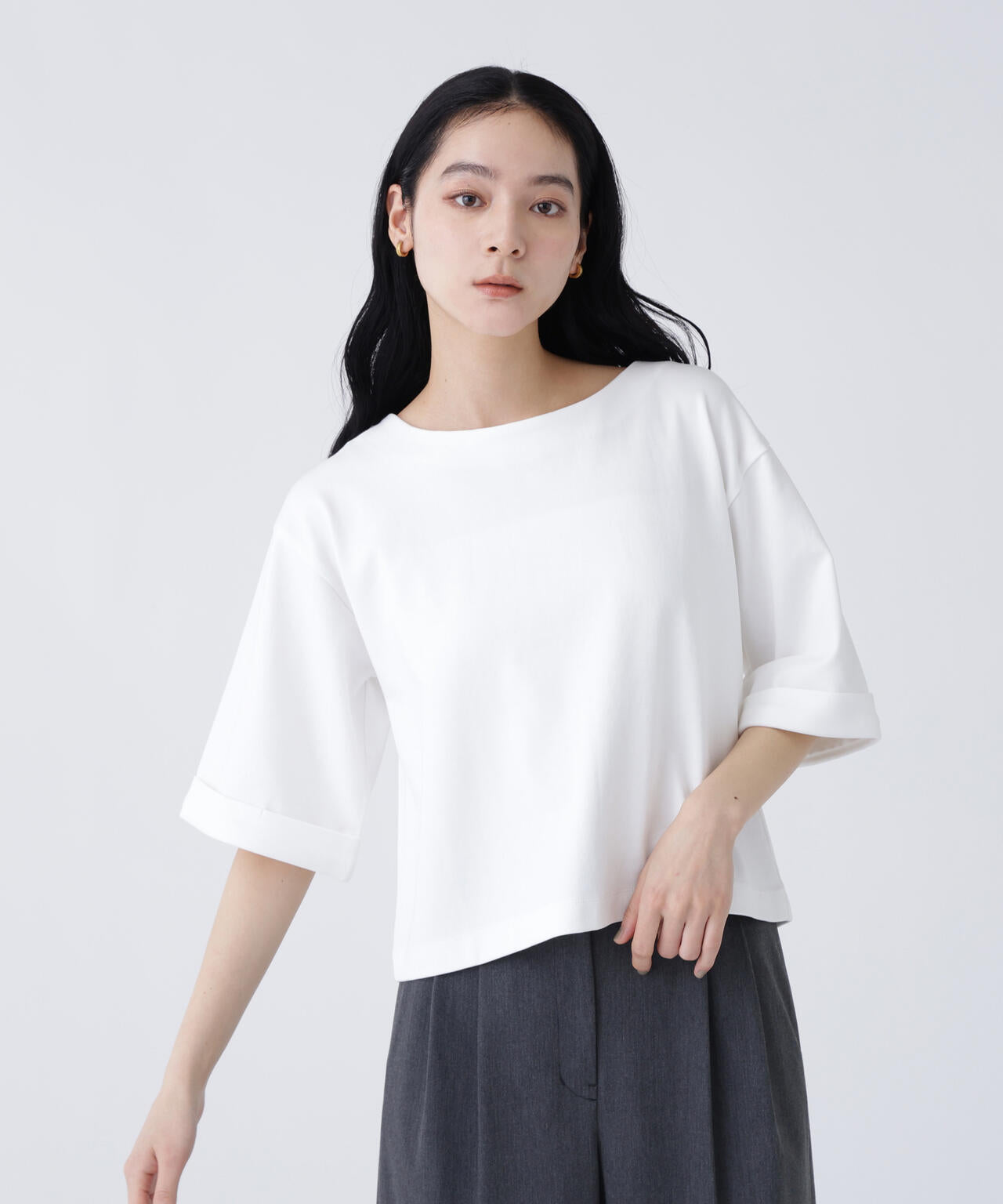 168cm B81cm W60cm H89cm 着用サイズ:FR