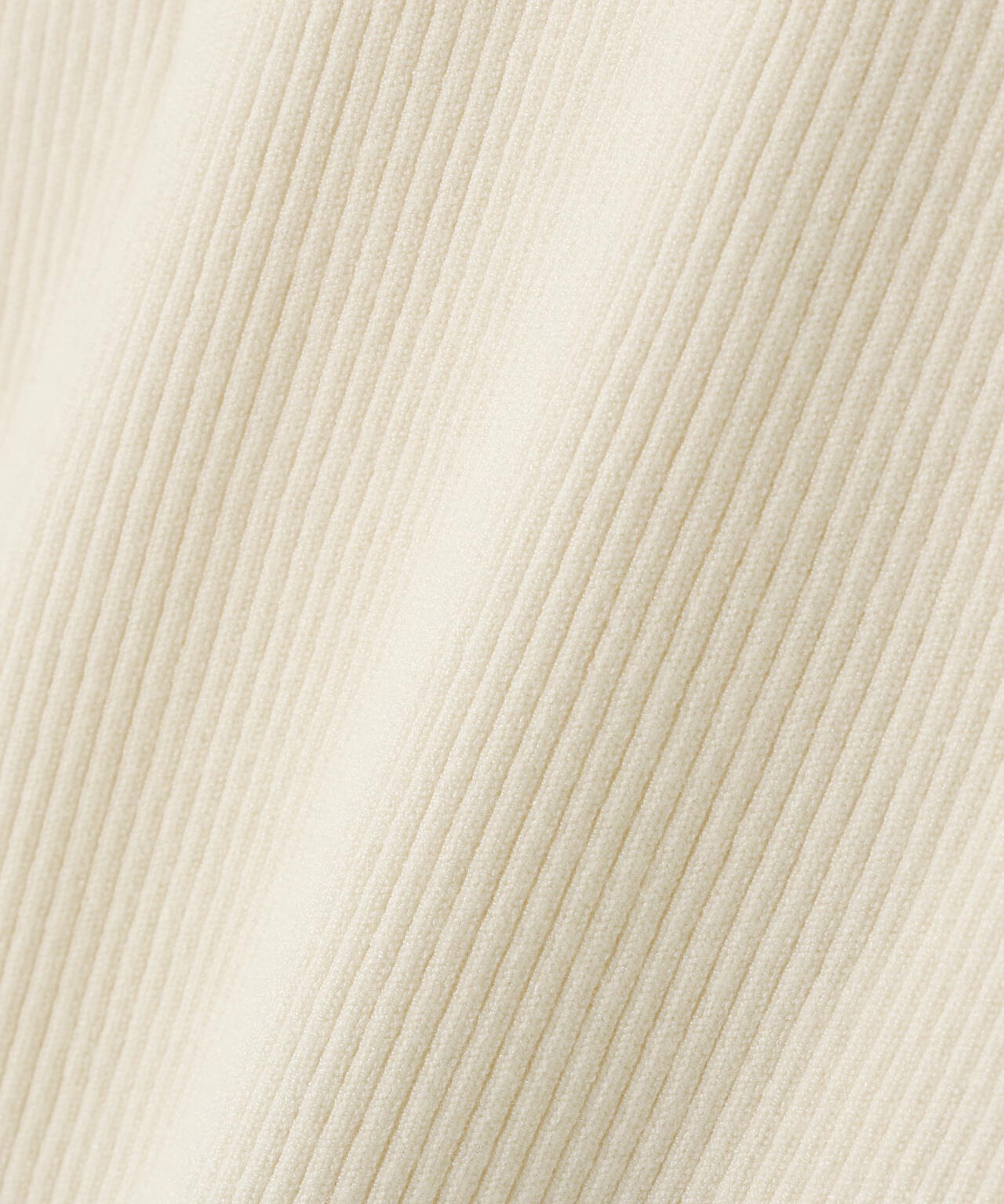 バイカラーフリルトリムニット