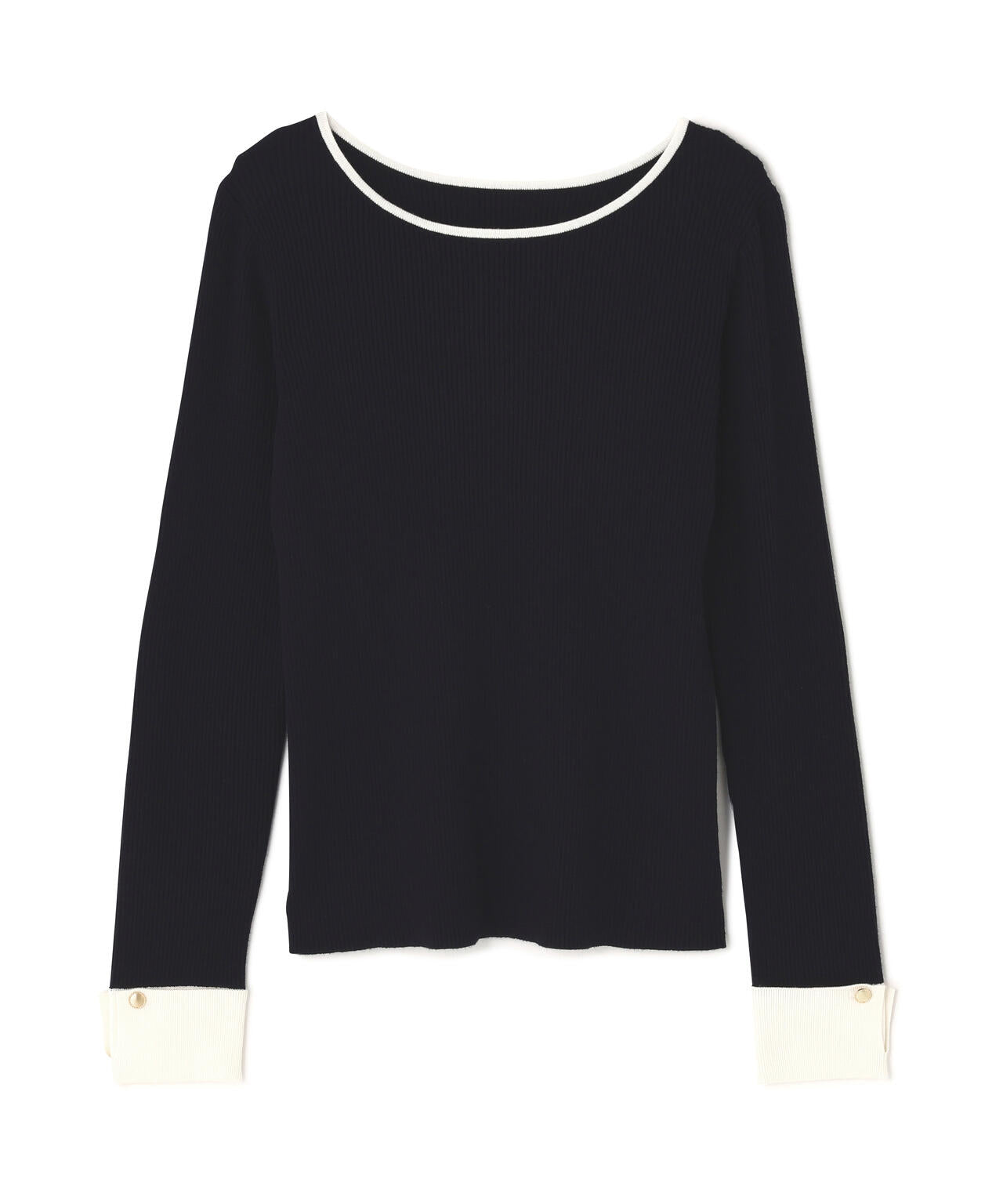 ダブルカフスニット