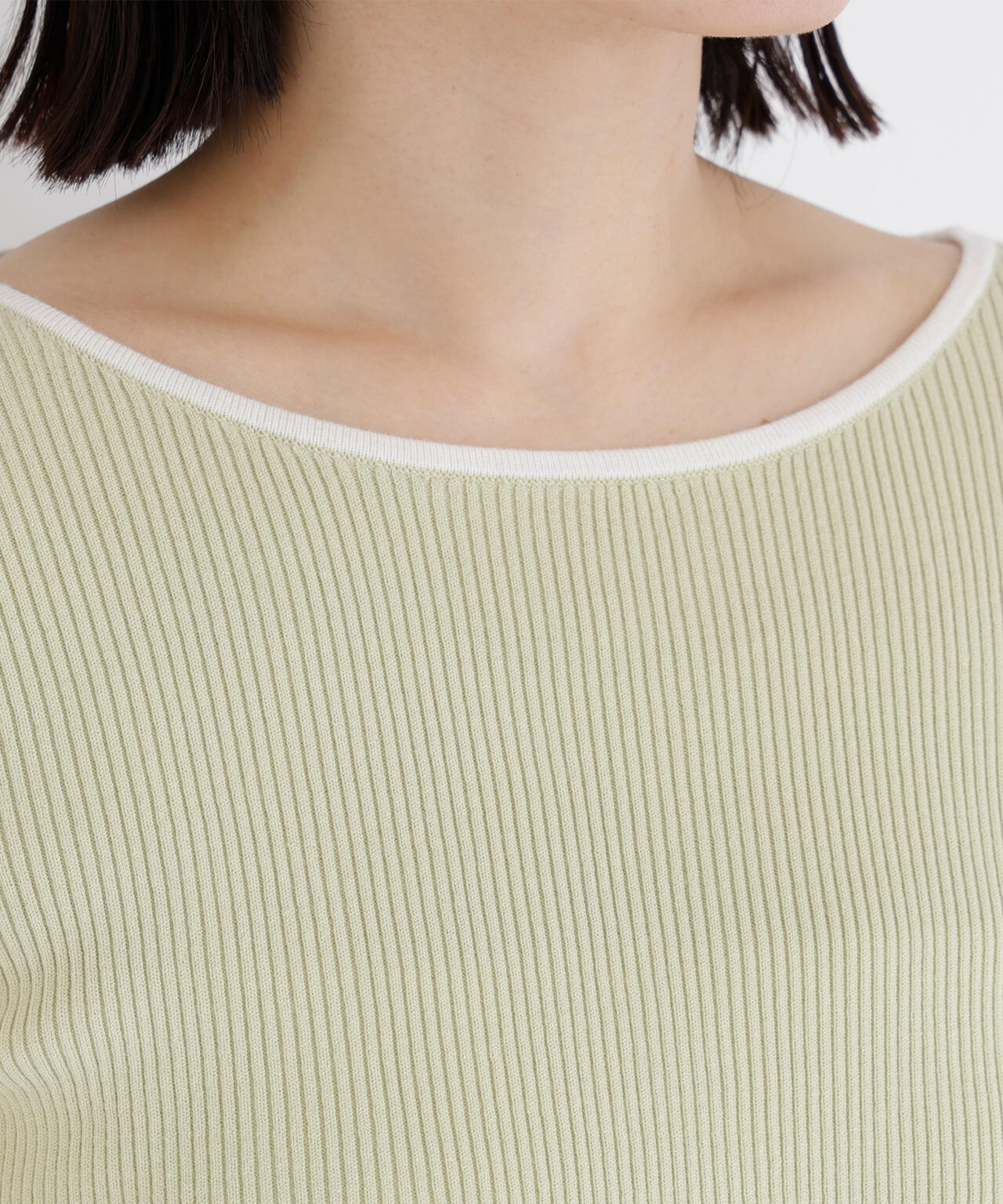 ダブルカフスニット