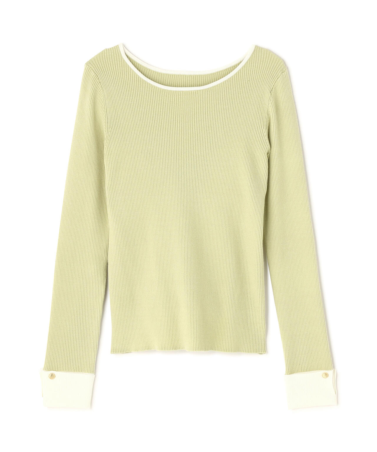 ダブルカフスニット