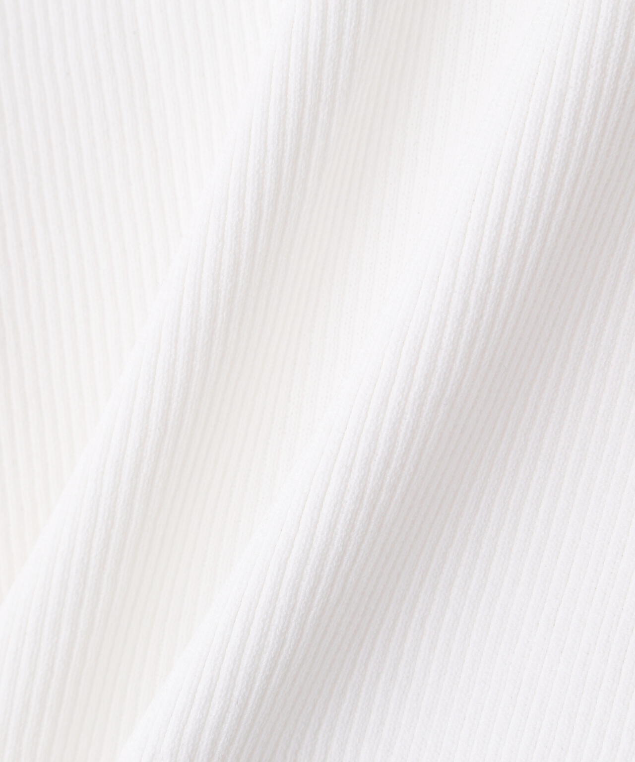 メタルボタンシアーラインニット